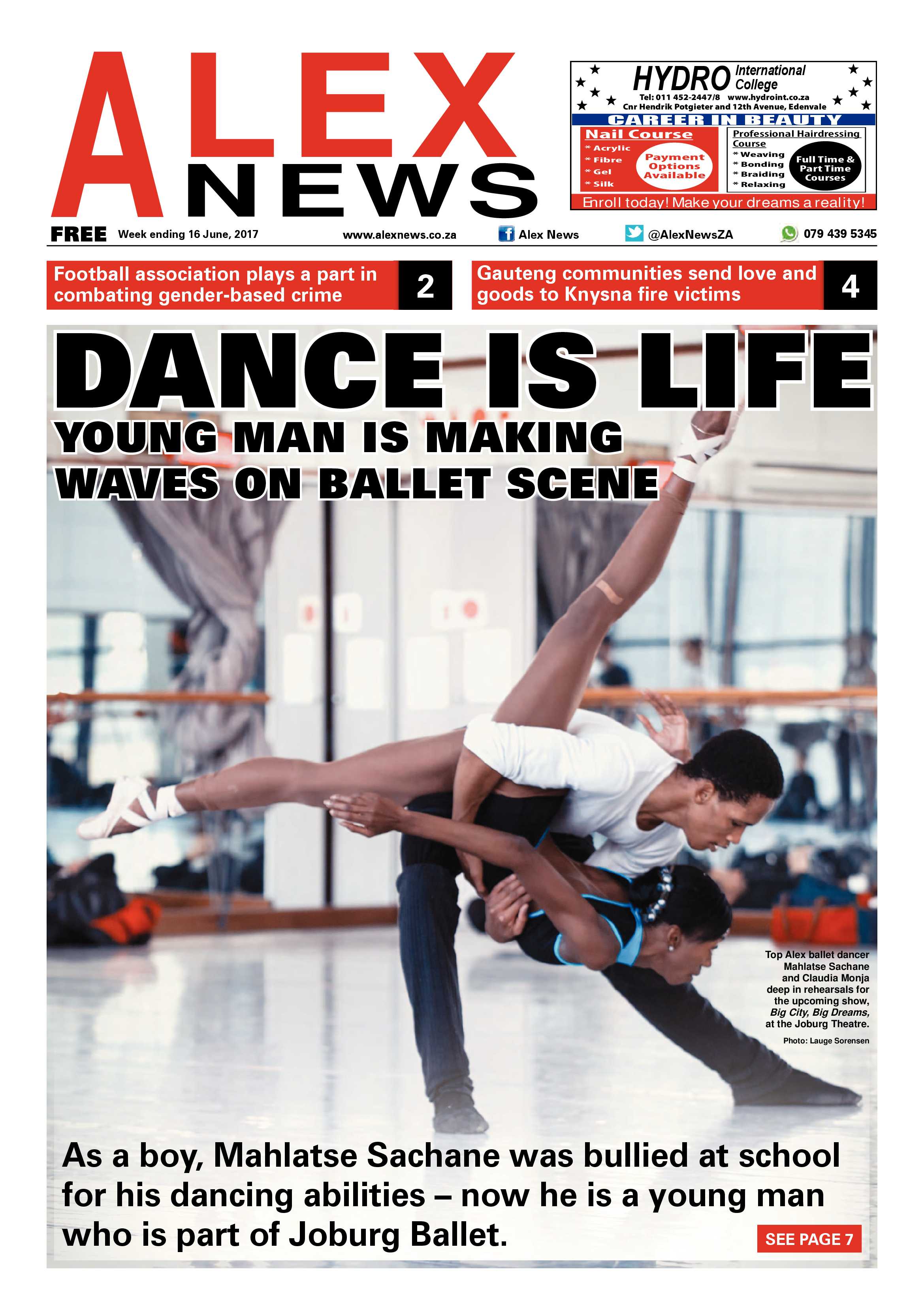 Alex News 16 June 2017 page 1