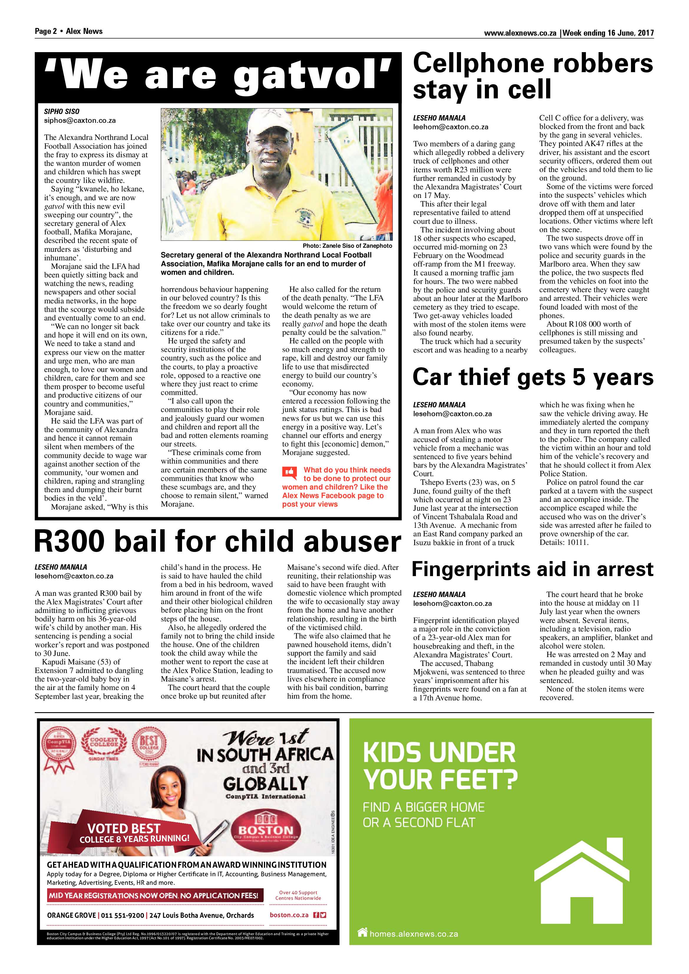 Alex News 16 June 2017 page 2
