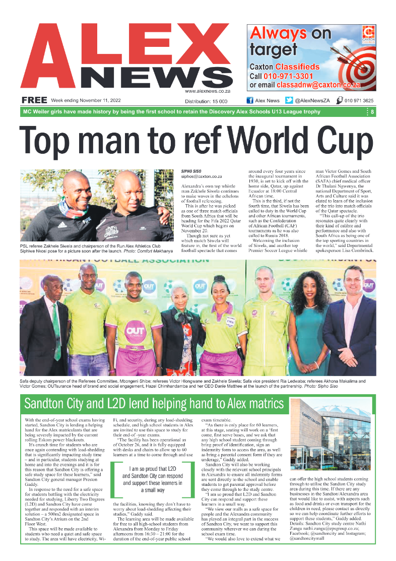 Alex News Nov 11 2022 page 1