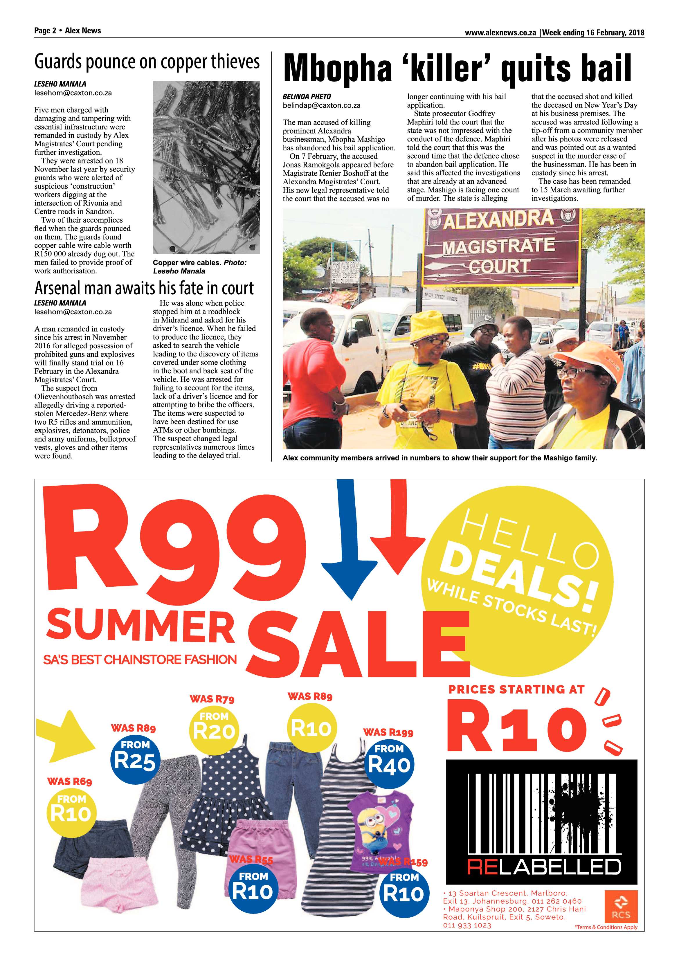Alex News 16 February, 2018 page 2