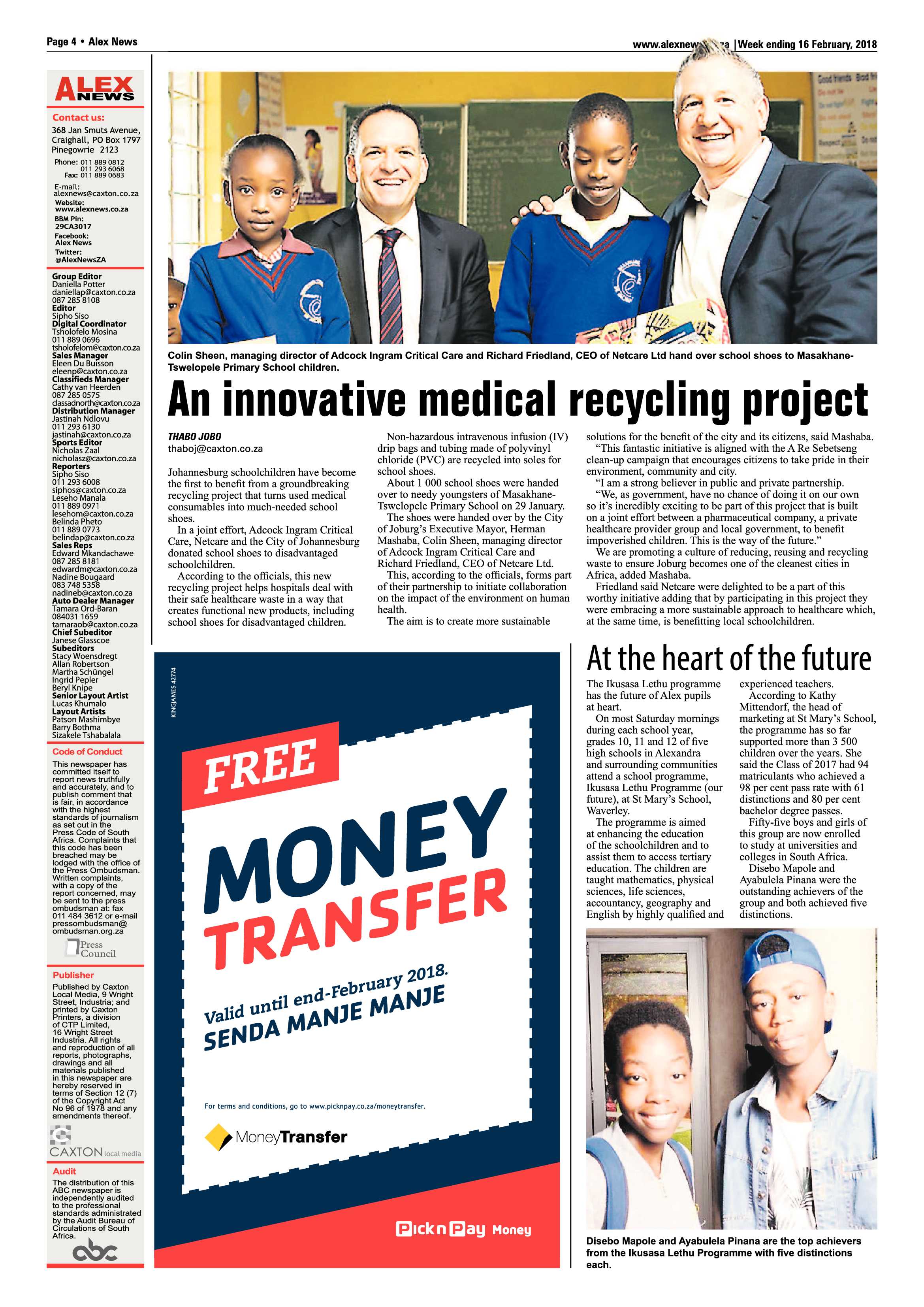 Alex News 16 February, 2018 page 4