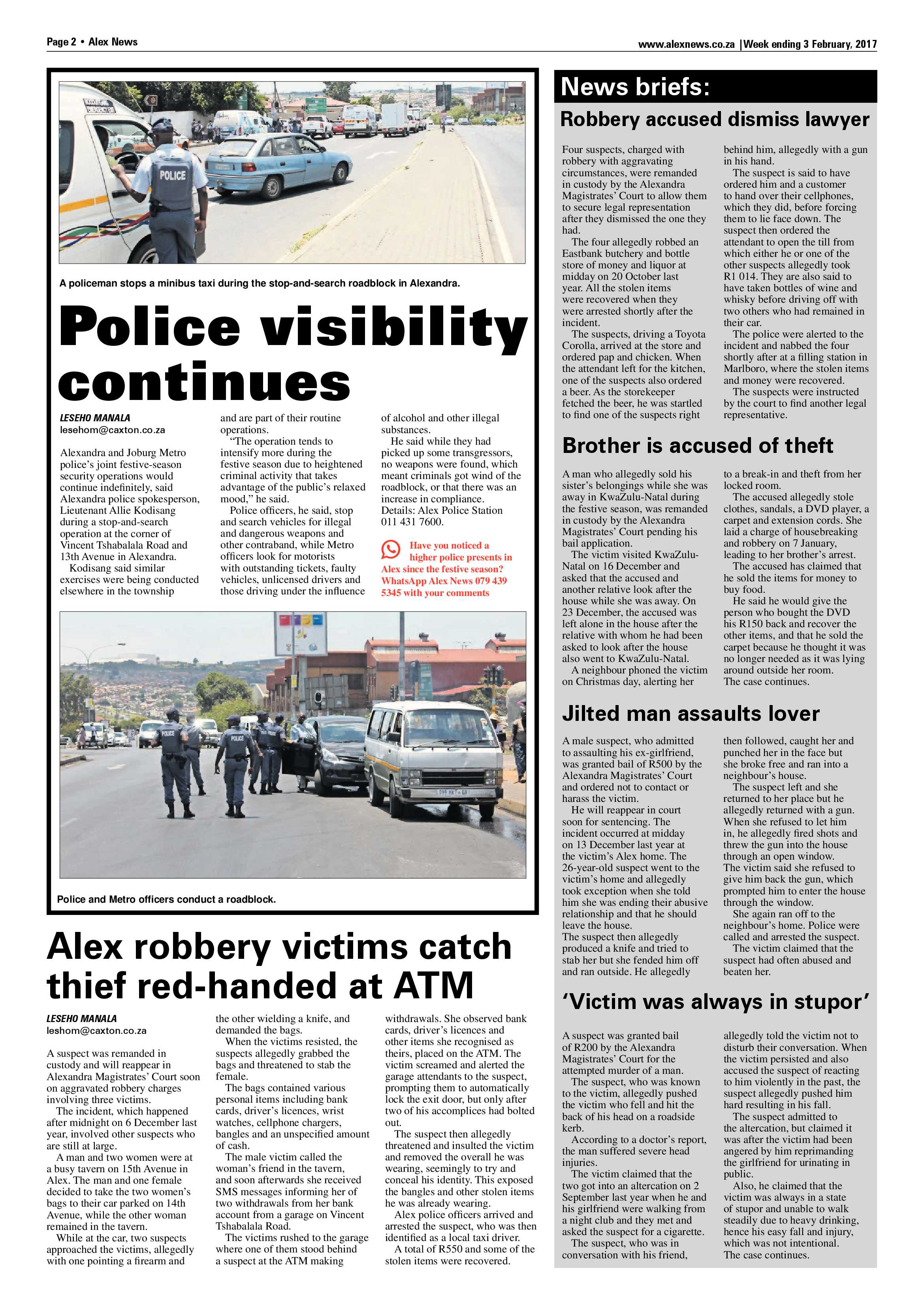 Alex News 3 February 2017 page 2