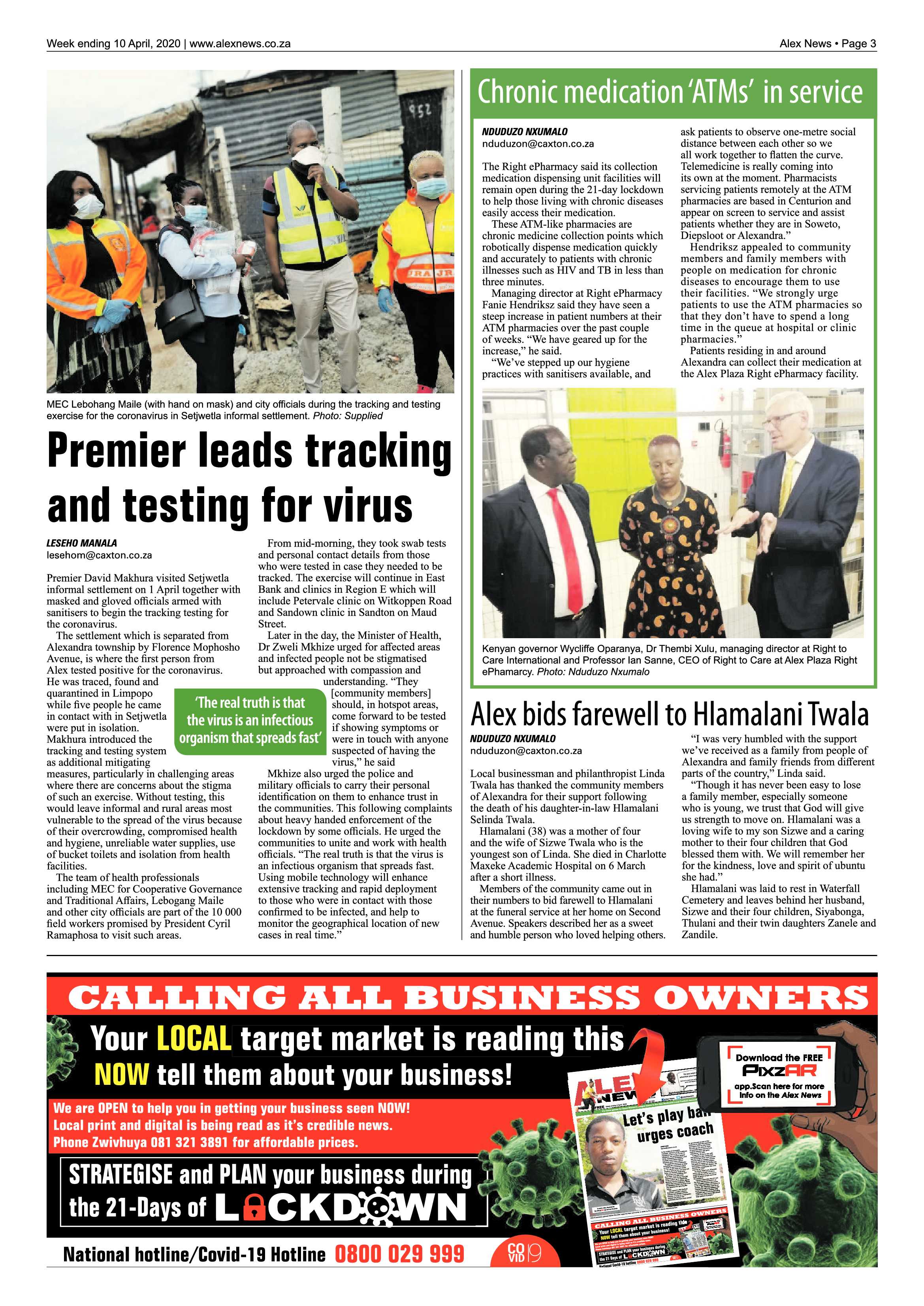 Alex News 10 April 2020 page 3