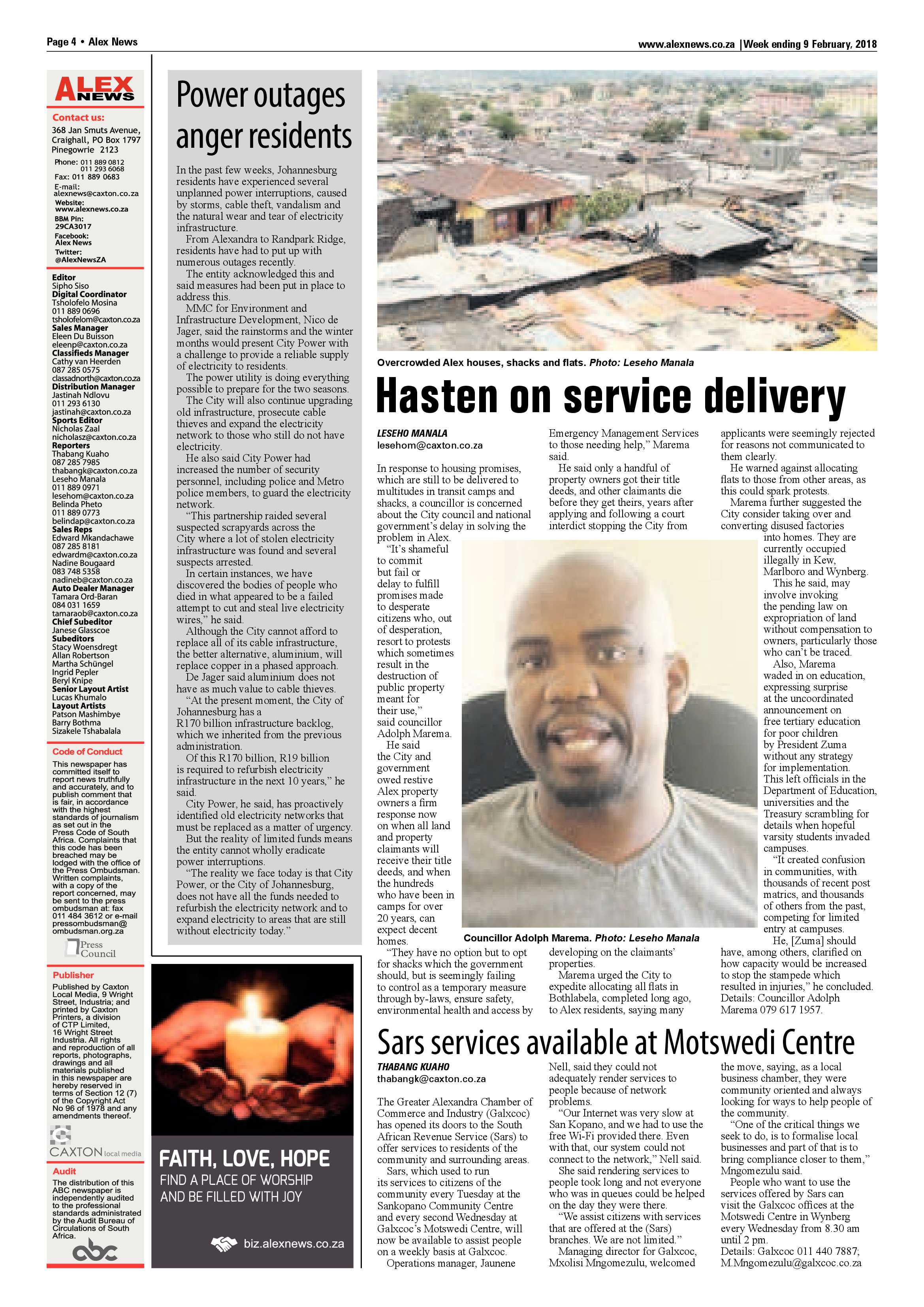 Alex News – 9 Feb 2018 page 4