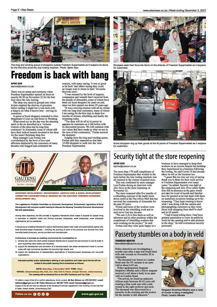 Alex News 03 December 2021 page 2