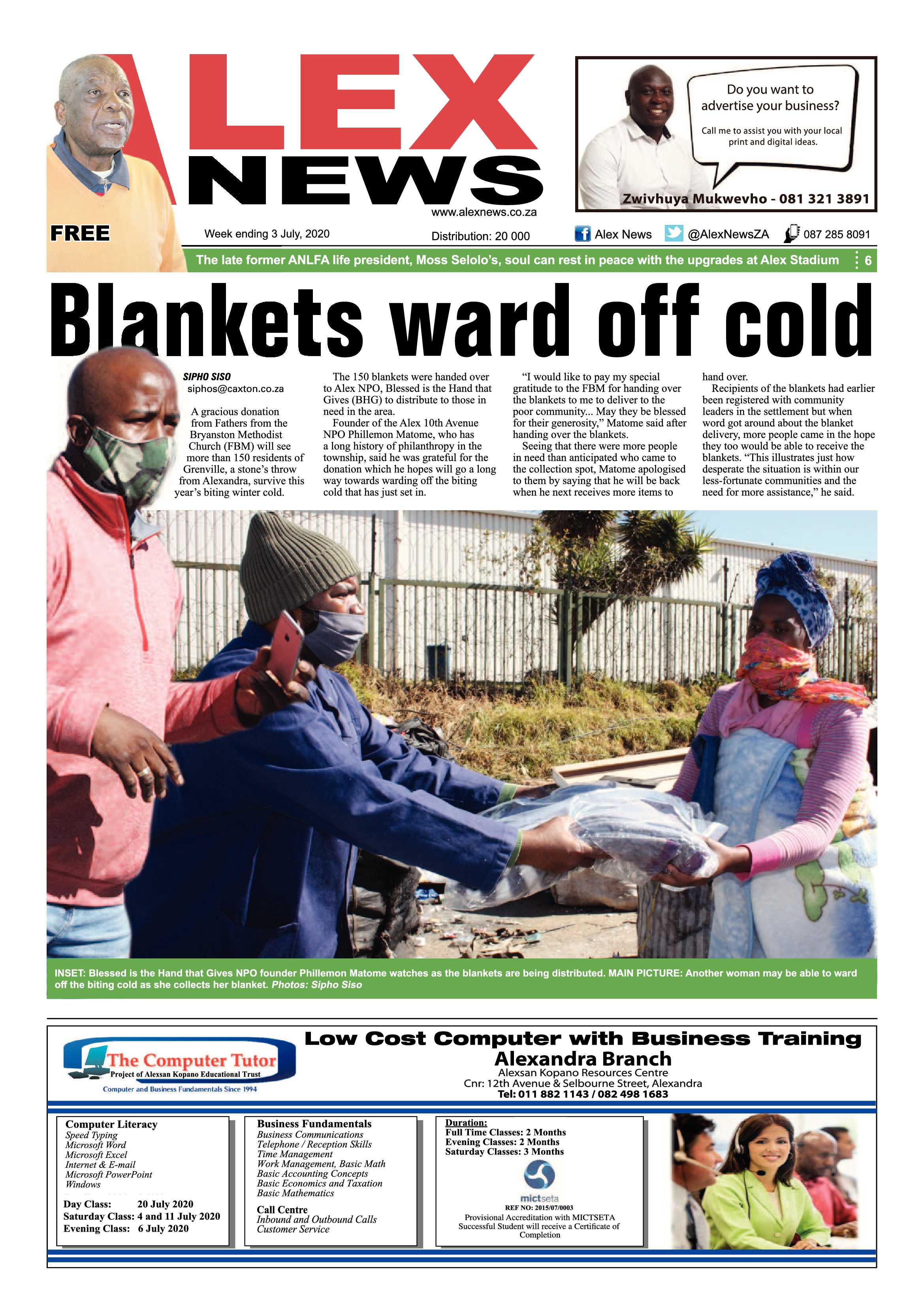 Alex News 03 July 2020 page 1