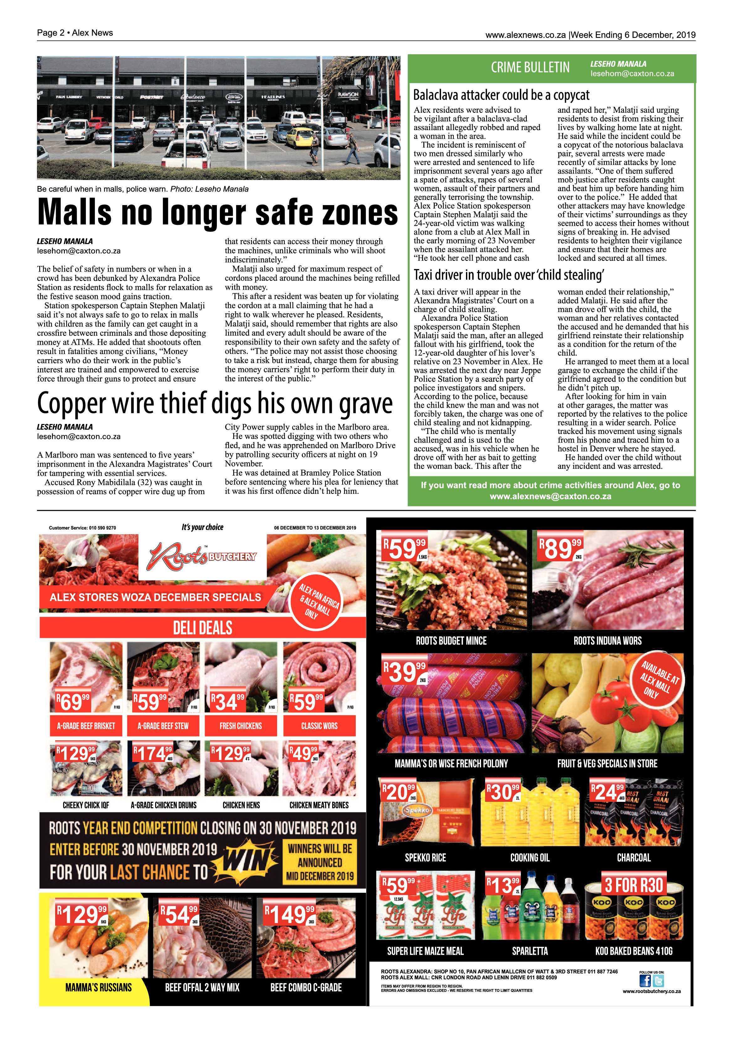 Alex News 06 December 2019 page 2