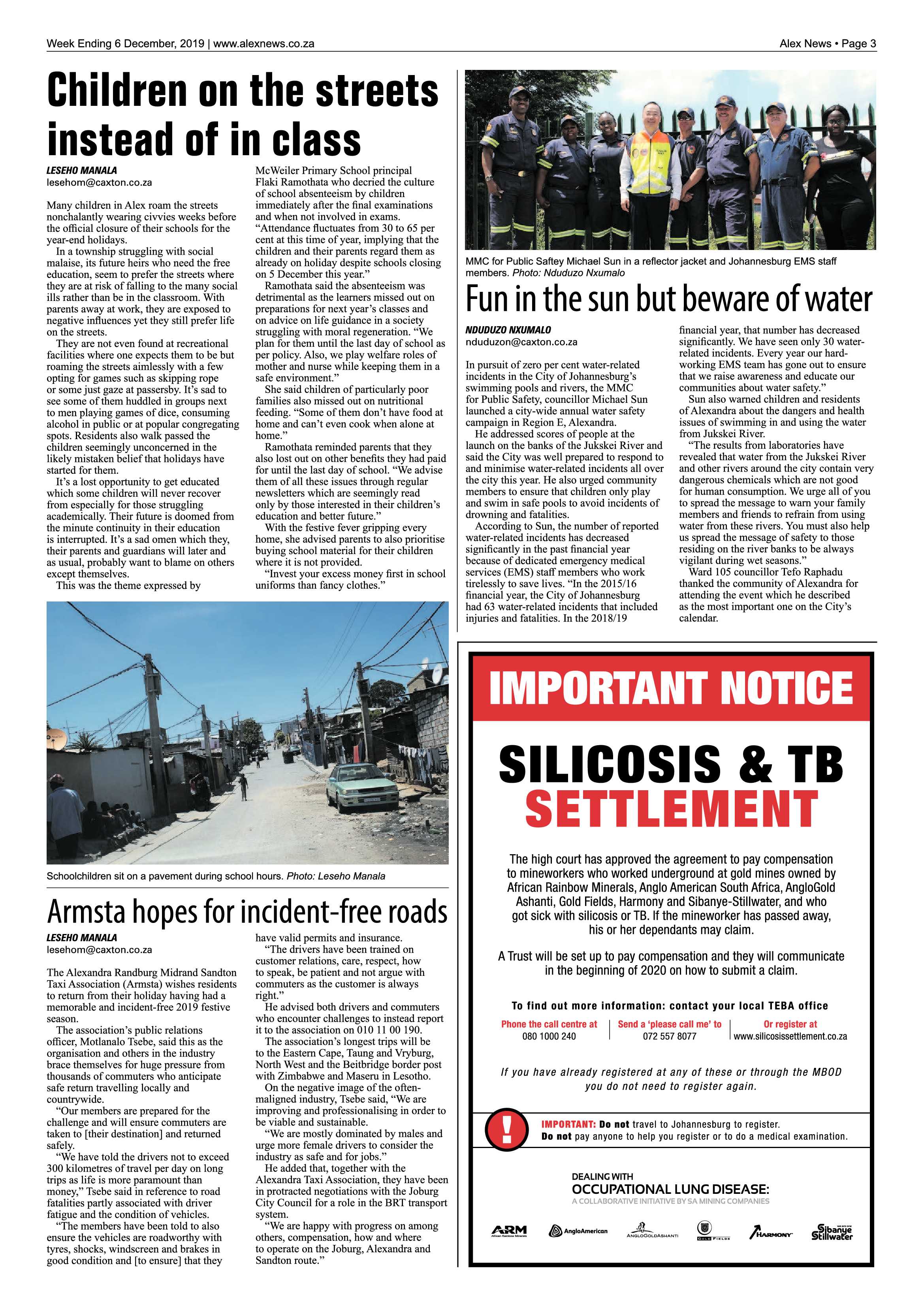 Alex News 06 December 2019 page 3