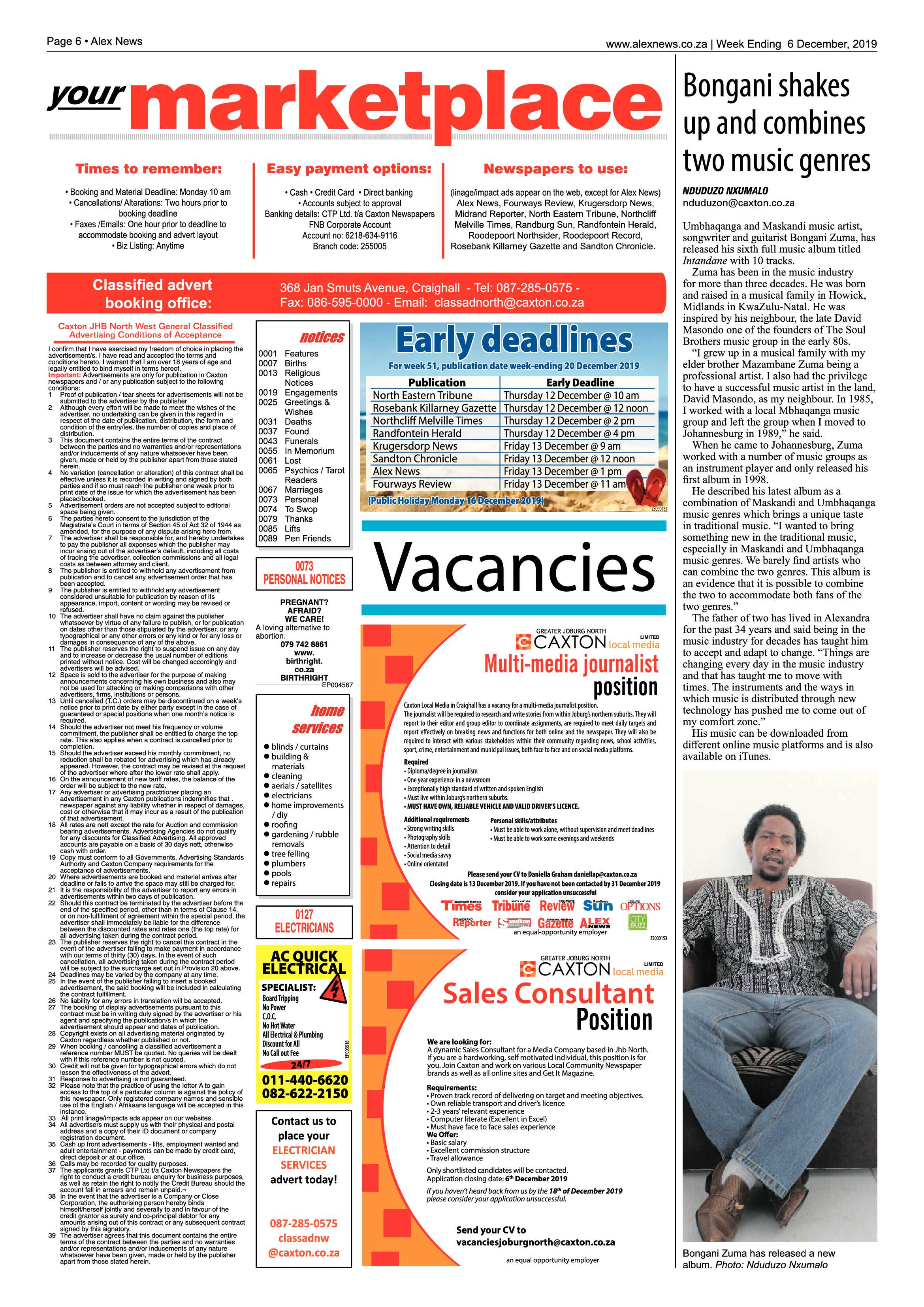 Alex News 06 December 2019 page 6