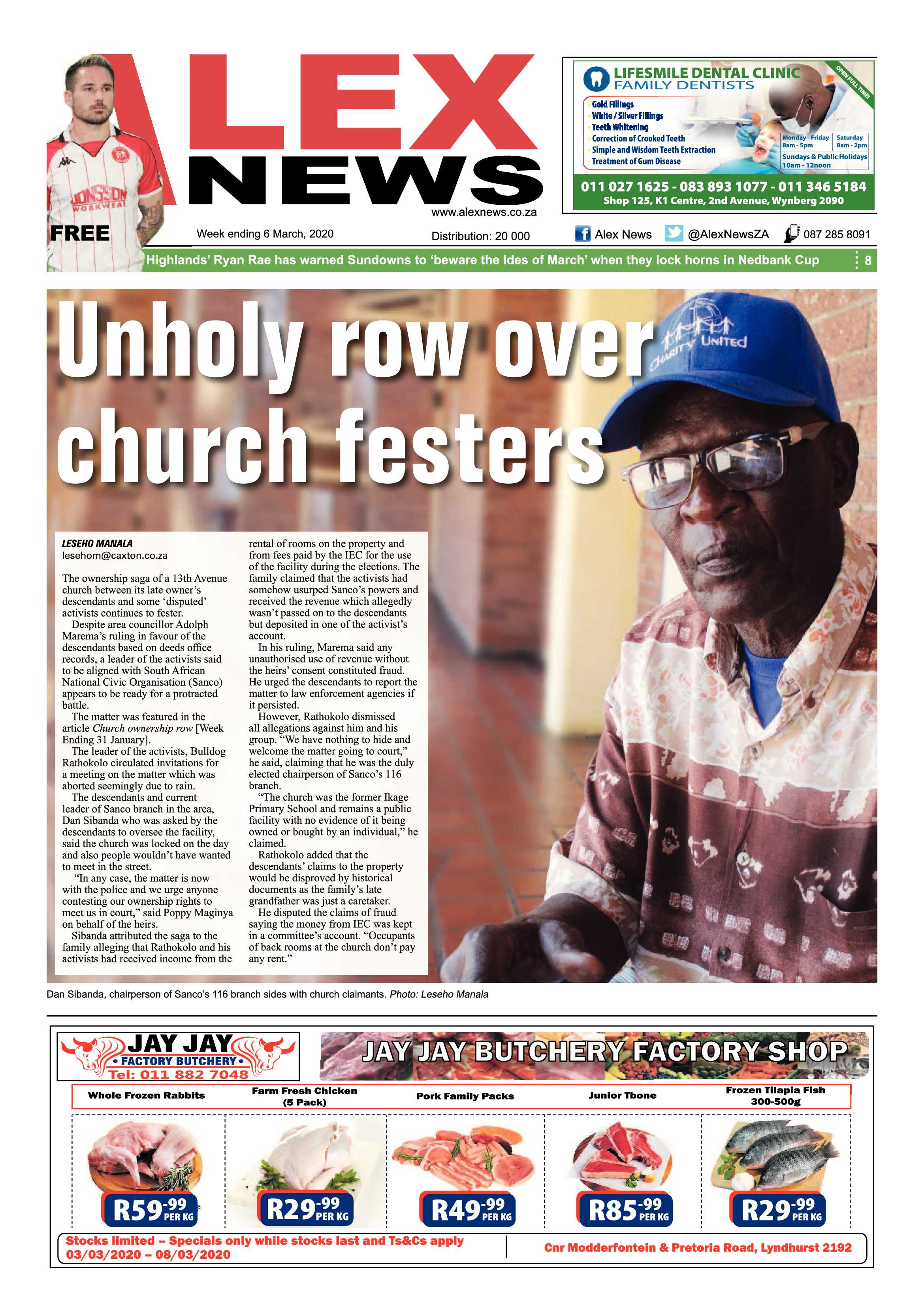 Alex News 06 March 2020 page 1
