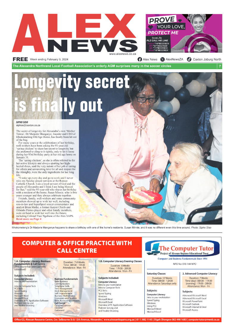 Alex News 09 February 2024 page 1