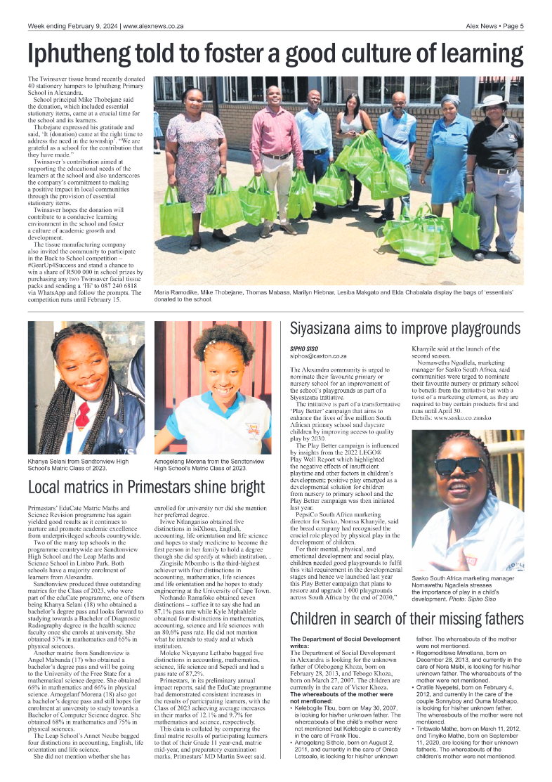 Alex News 09 February 2024 page 5