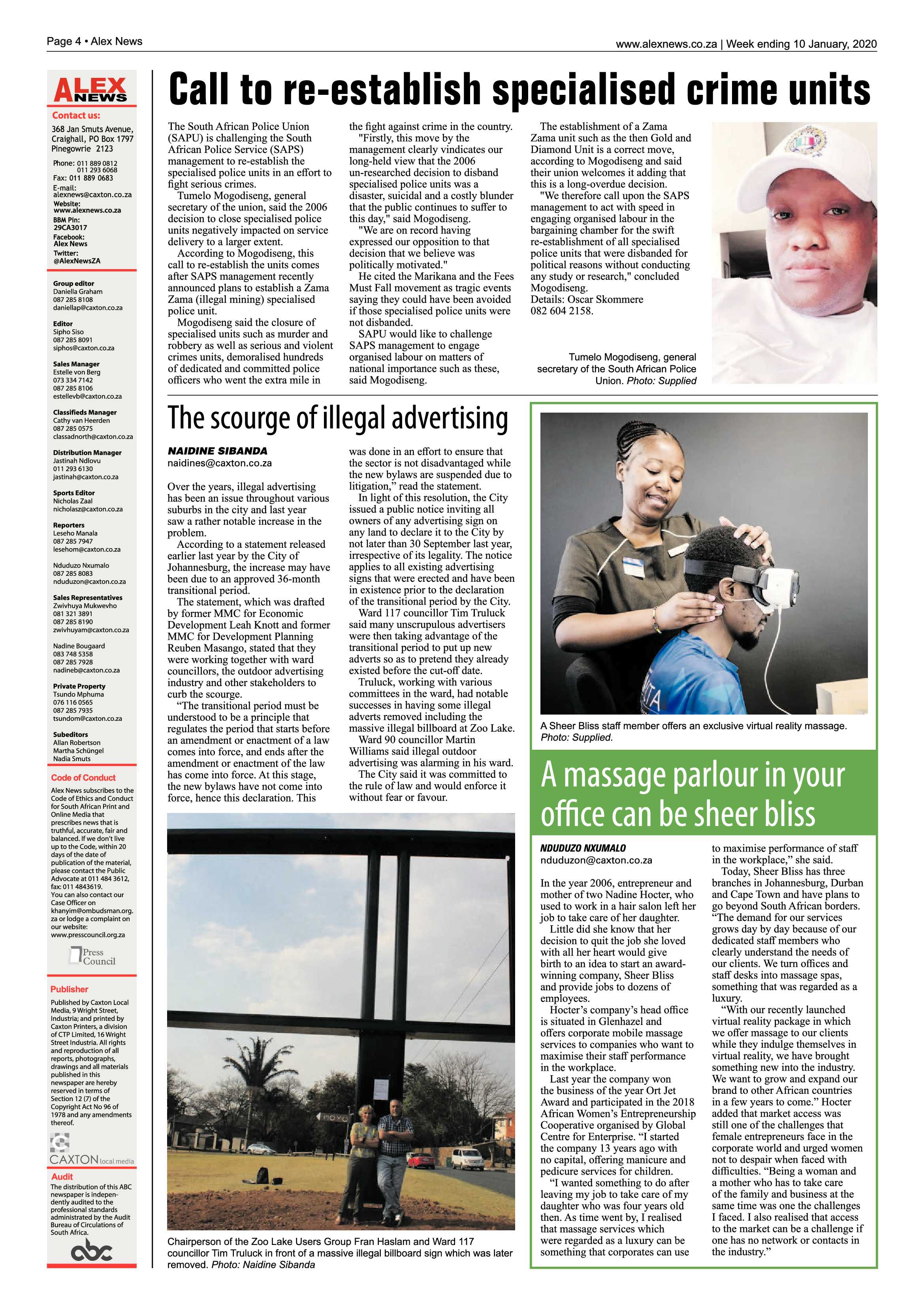 Alex News 10 January 2020 page 4