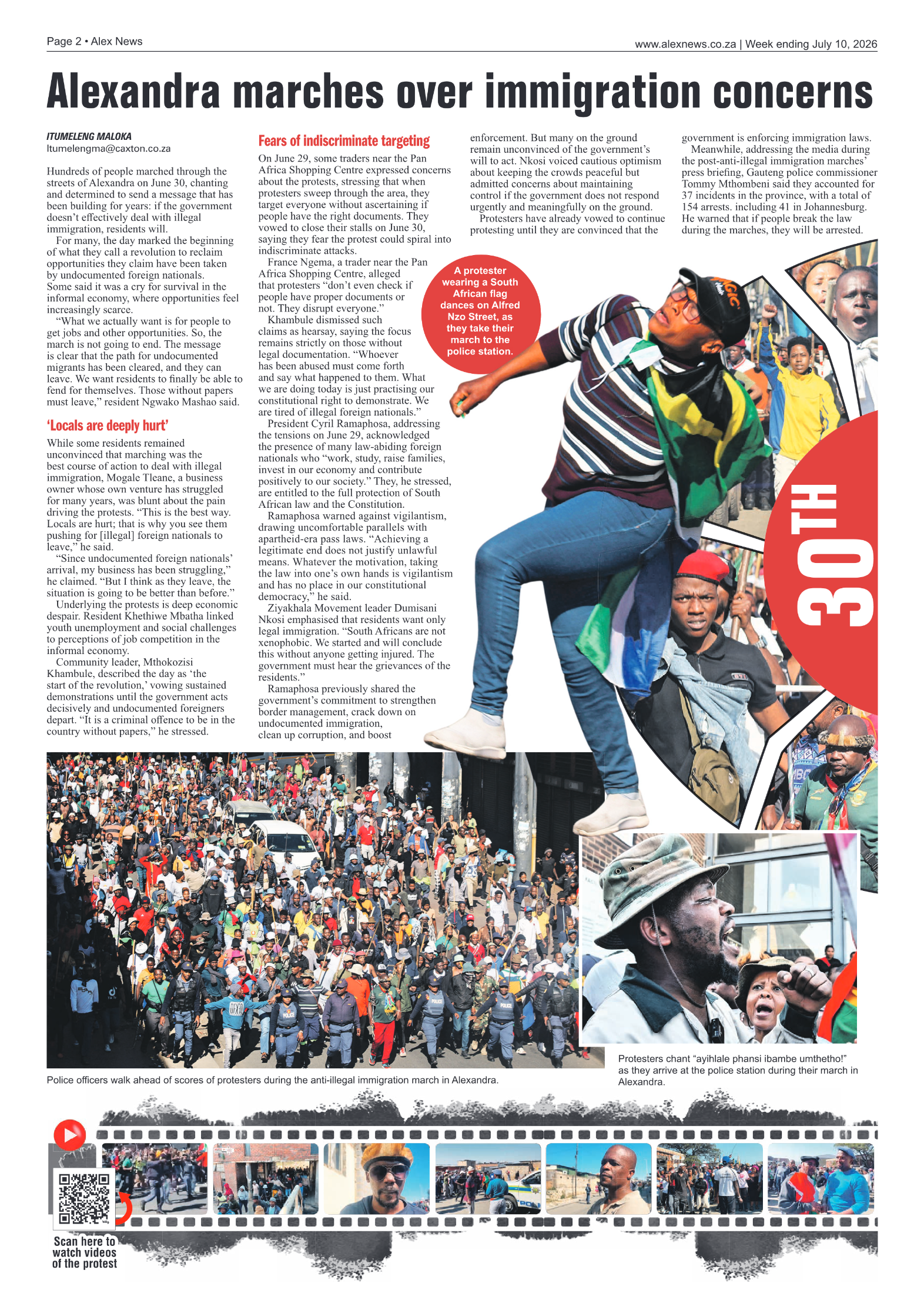 Alex News 10 July 2026 page 2