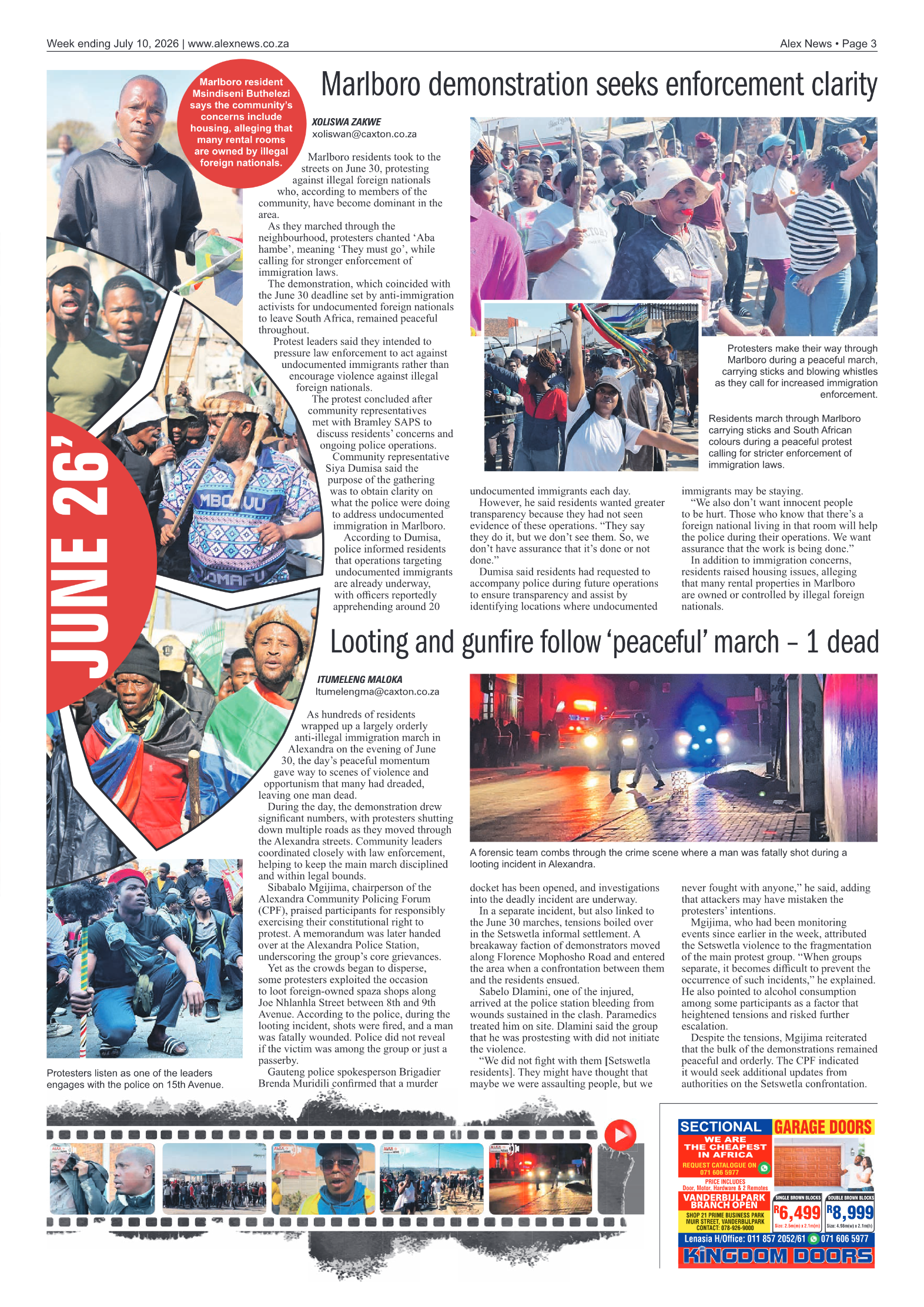 Alex News 10 July 2026 page 3