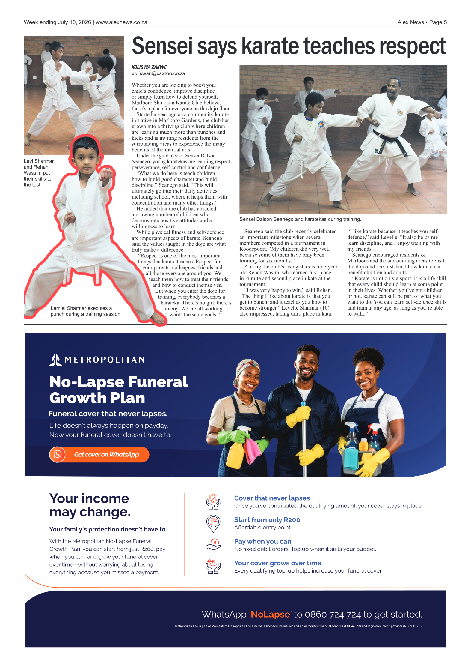 Alex News 10 July 2026 page 5