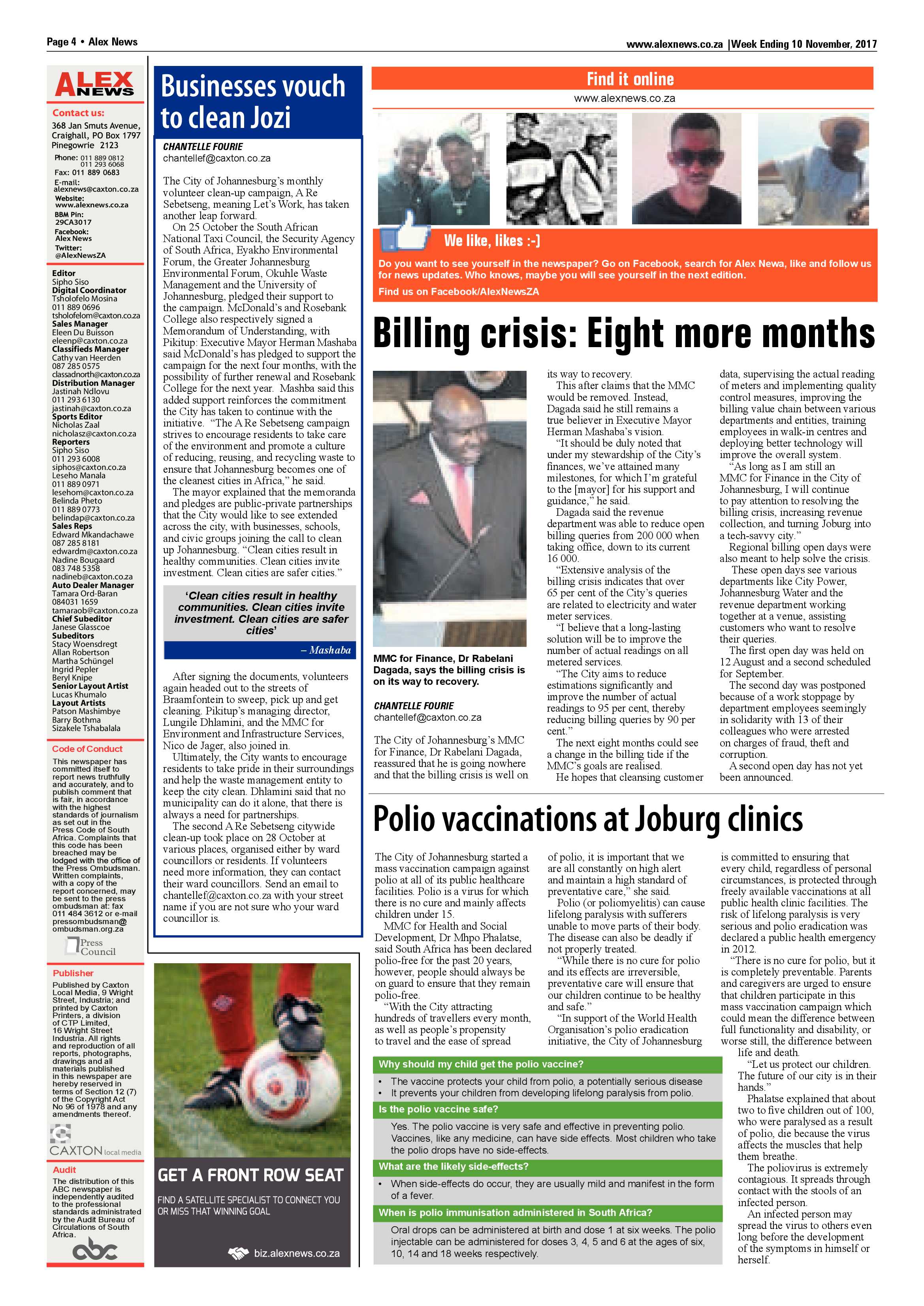 Alex News 10 November 2017 page 4