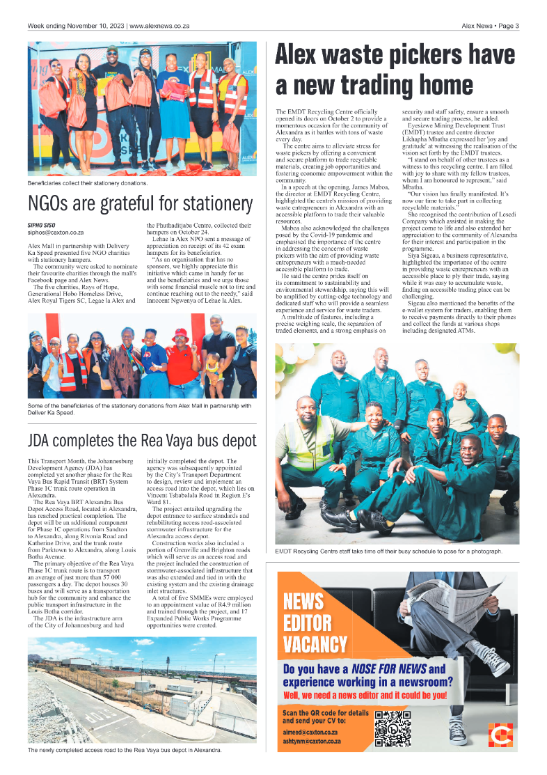Alex News 10 November 2023 page 3