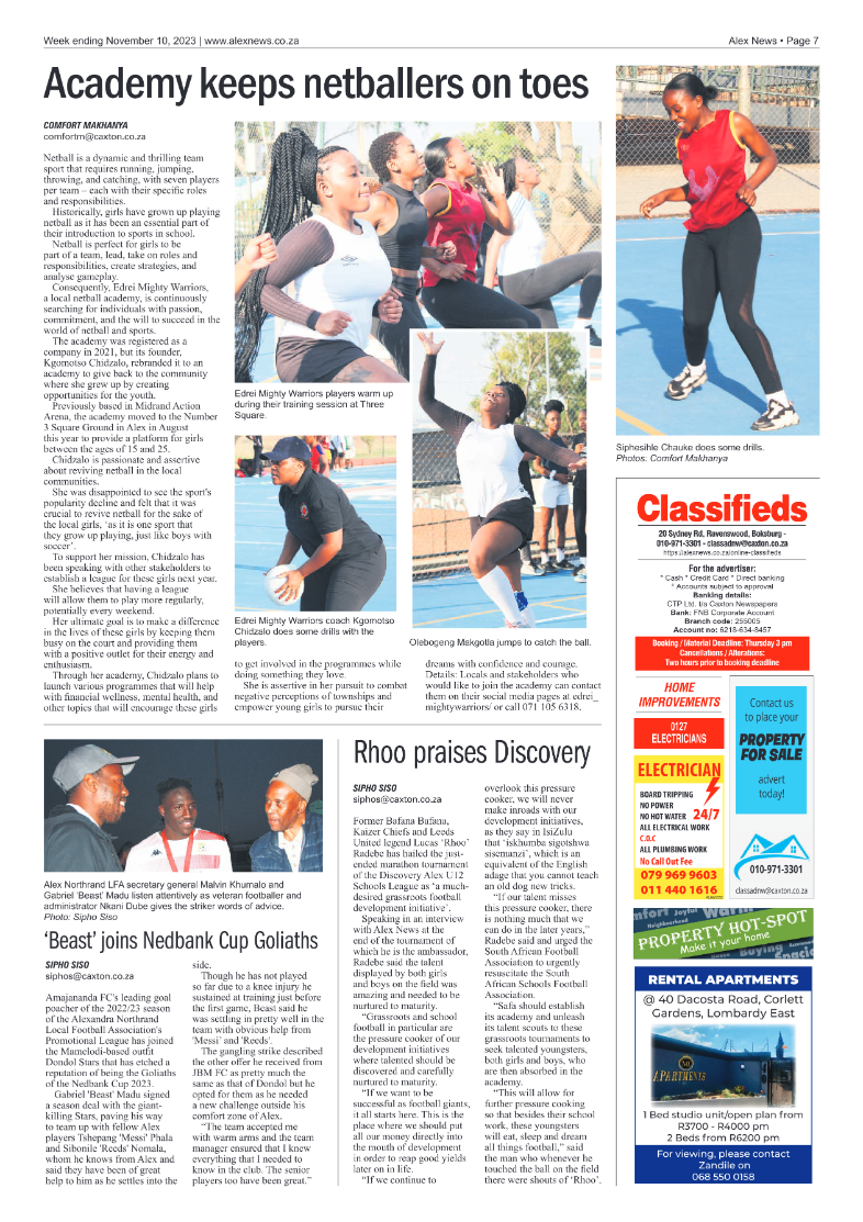 Alex News 10 November 2023 page 7
