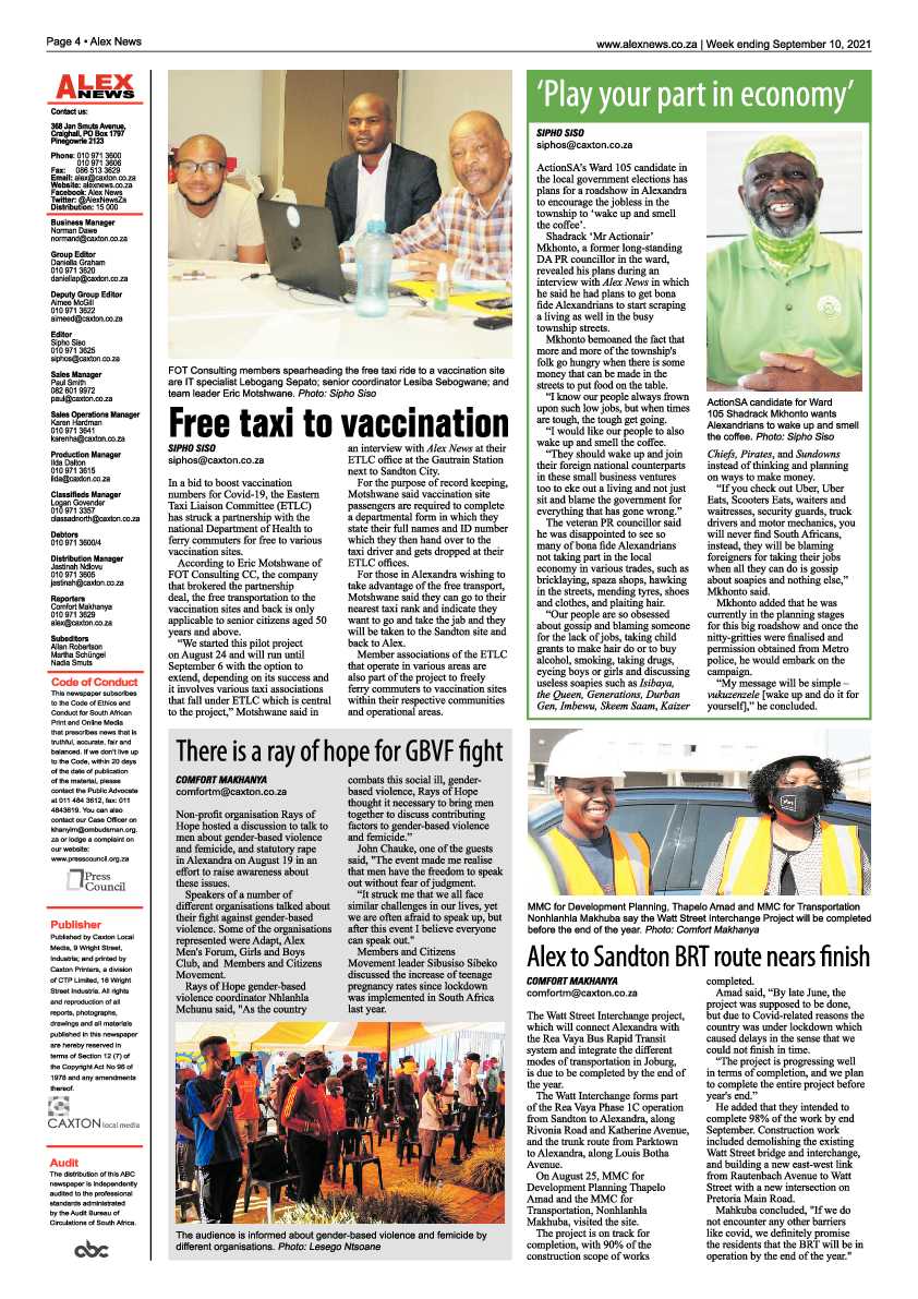 Alex News 10 September 2021 page 4