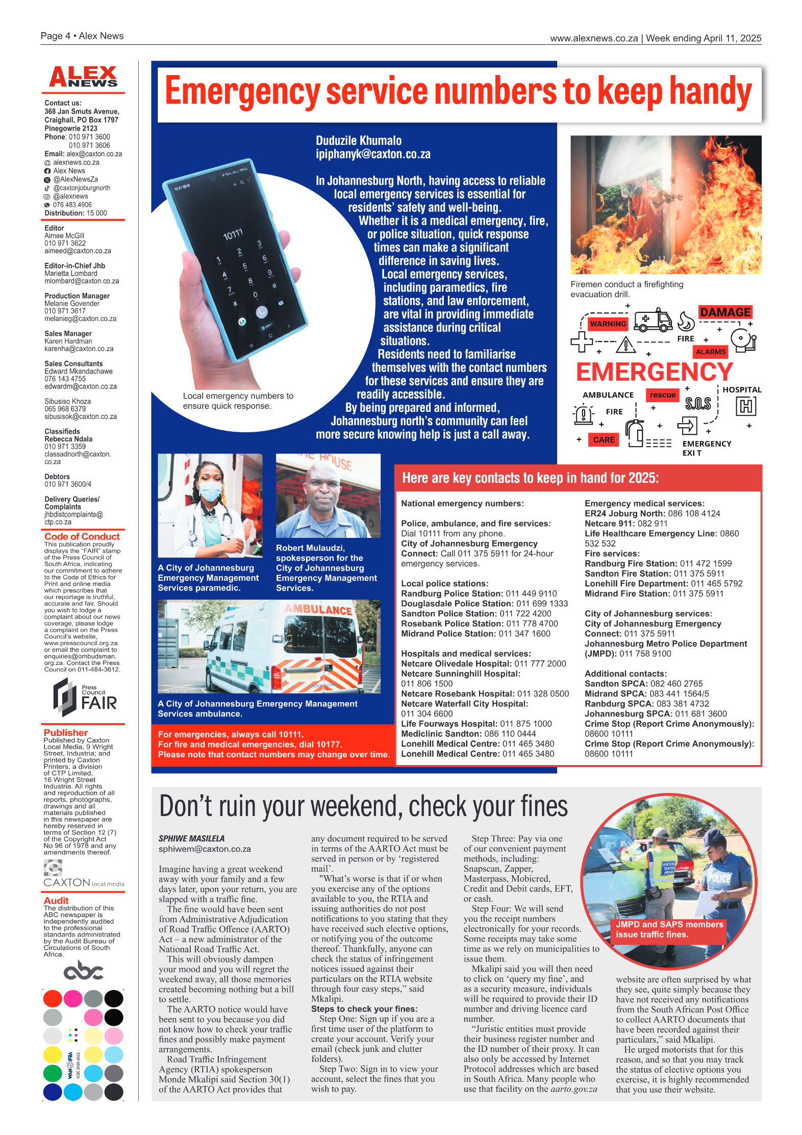 Alex News 11 April 2025 page 4