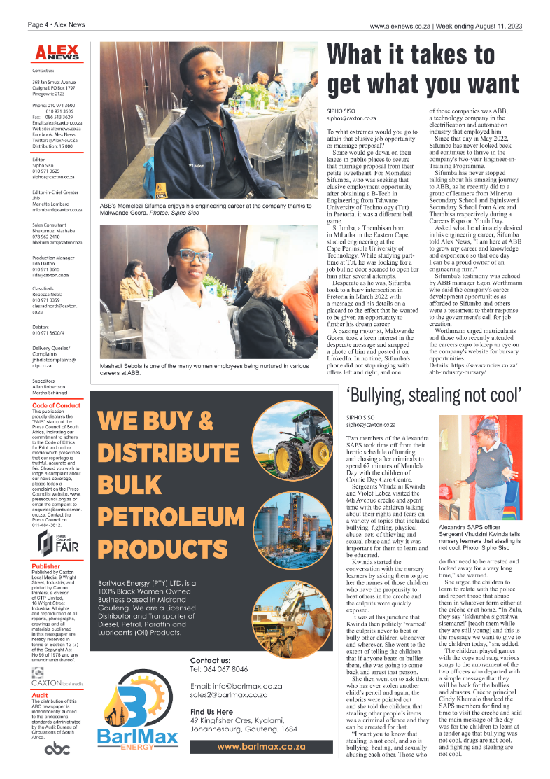Alex News 11 August 2023 page 4