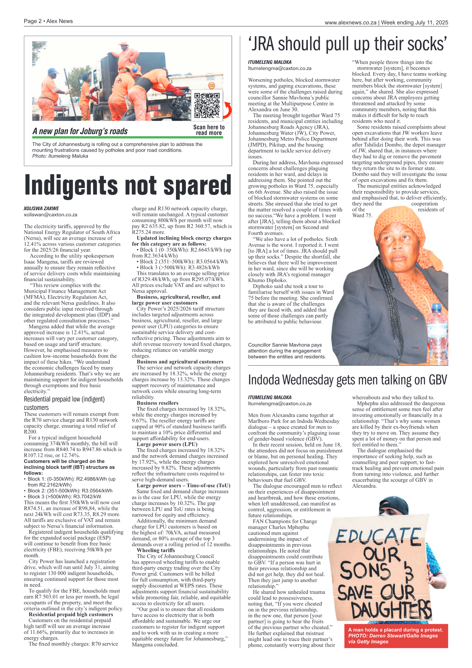 Alex News 11 July 2025 page 2