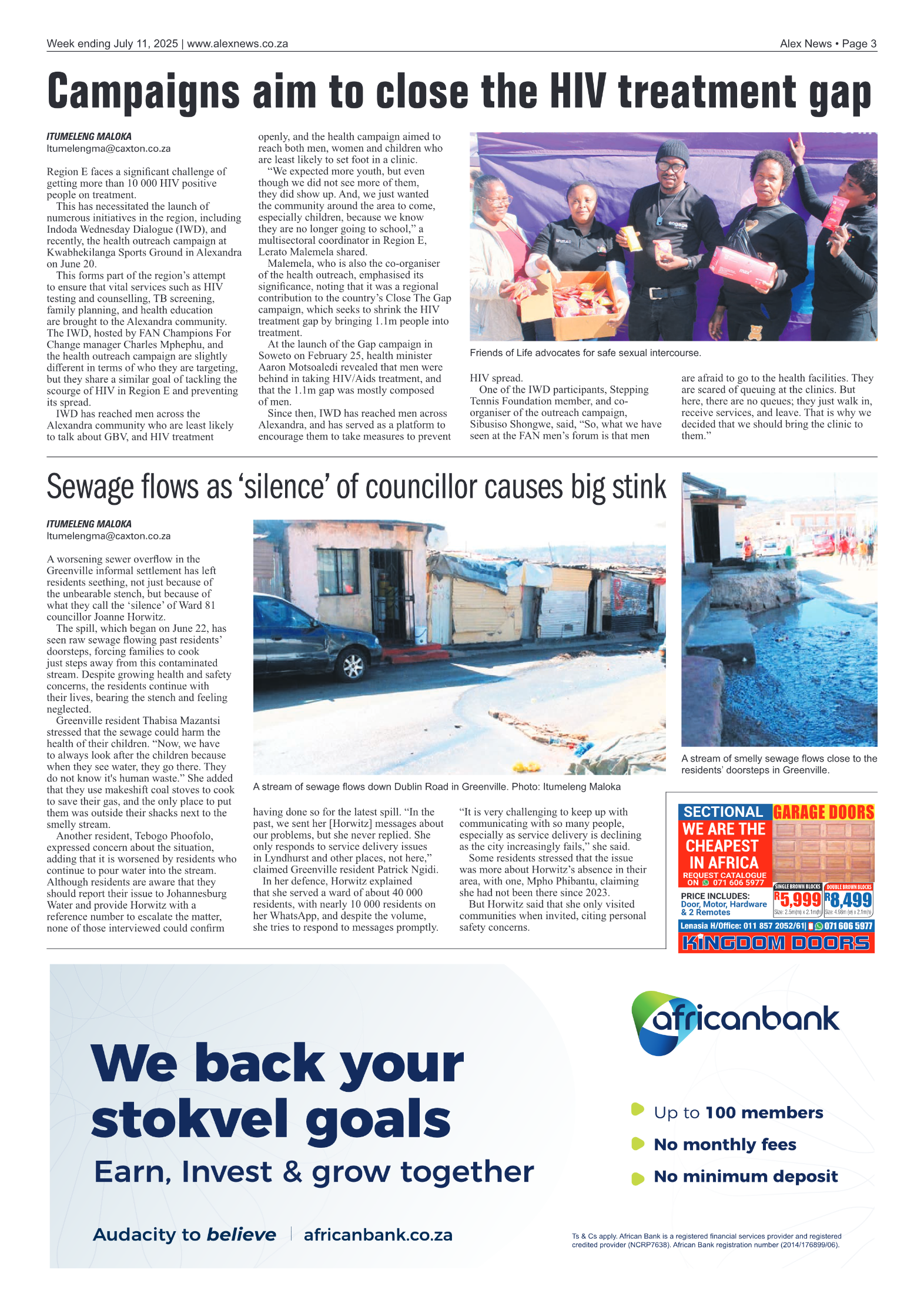 Alex News 11 July 2025 page 3