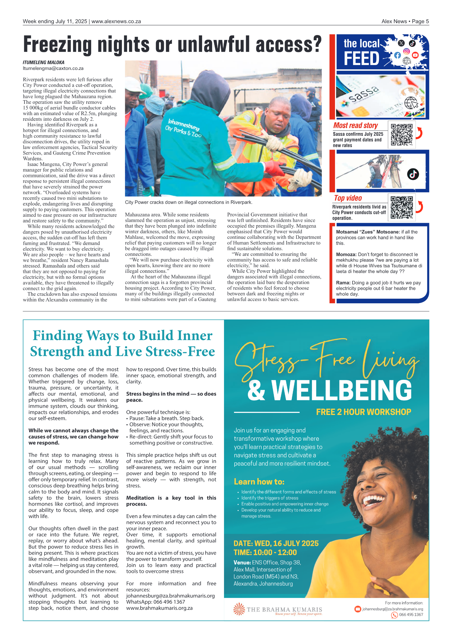 Alex News 11 July 2025 page 5