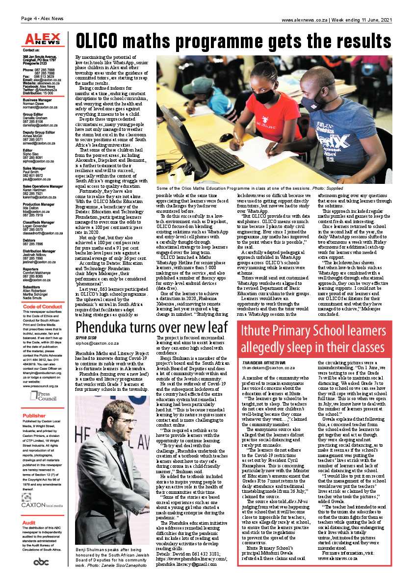 Alex News 11 June 2021 page 4