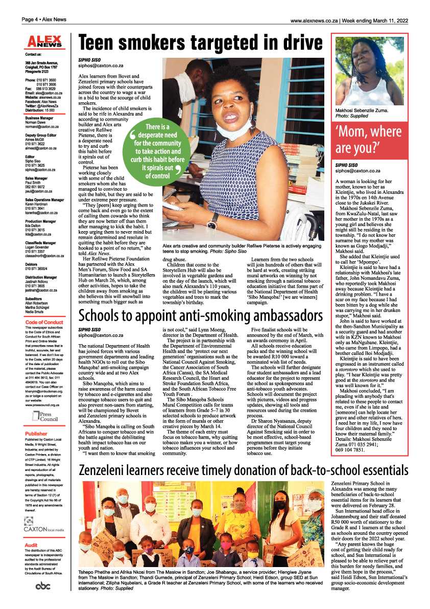 Alex News 11 March 2022 page 4