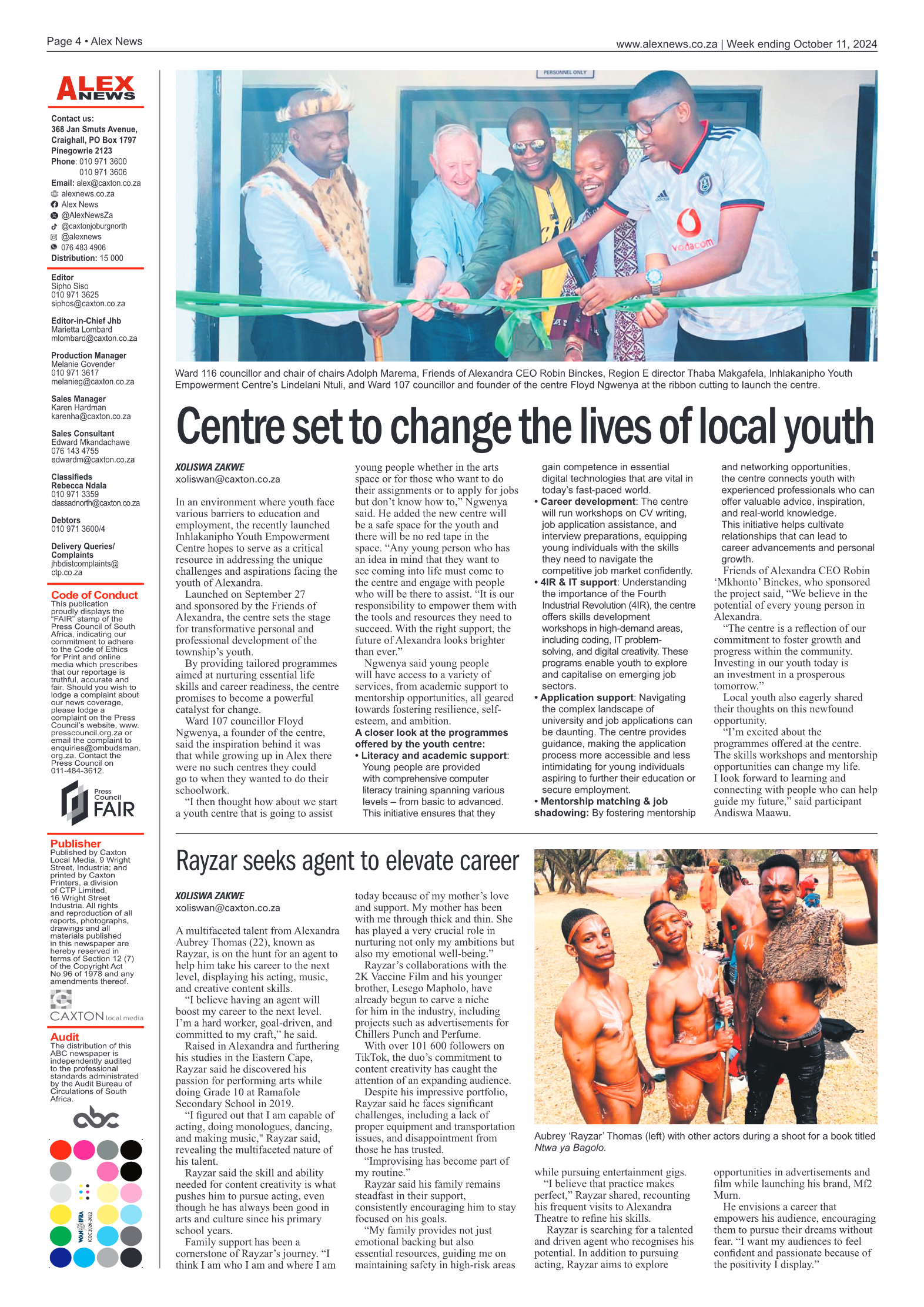 Alex News 11 October 2024 page 4