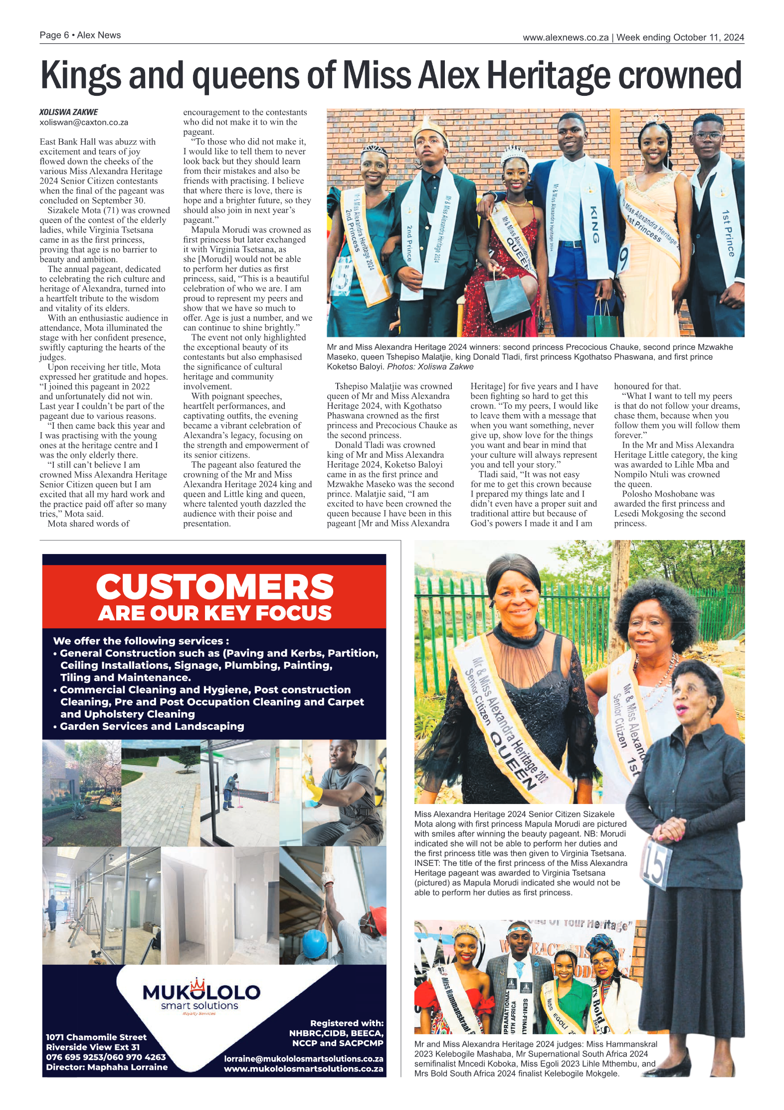 Alex News 11 October 2024 page 6