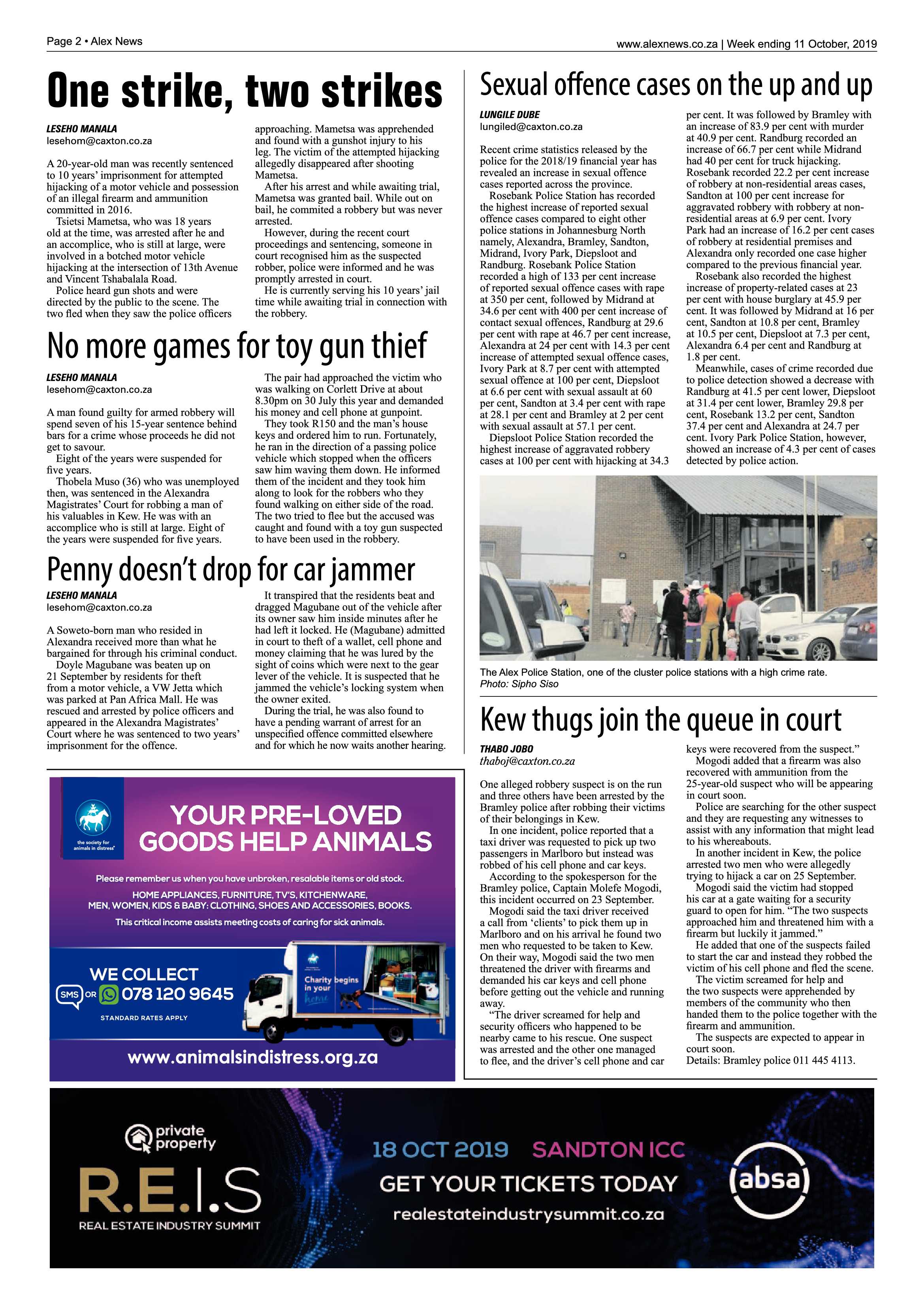 Alex News 11 October, 2019 page 2