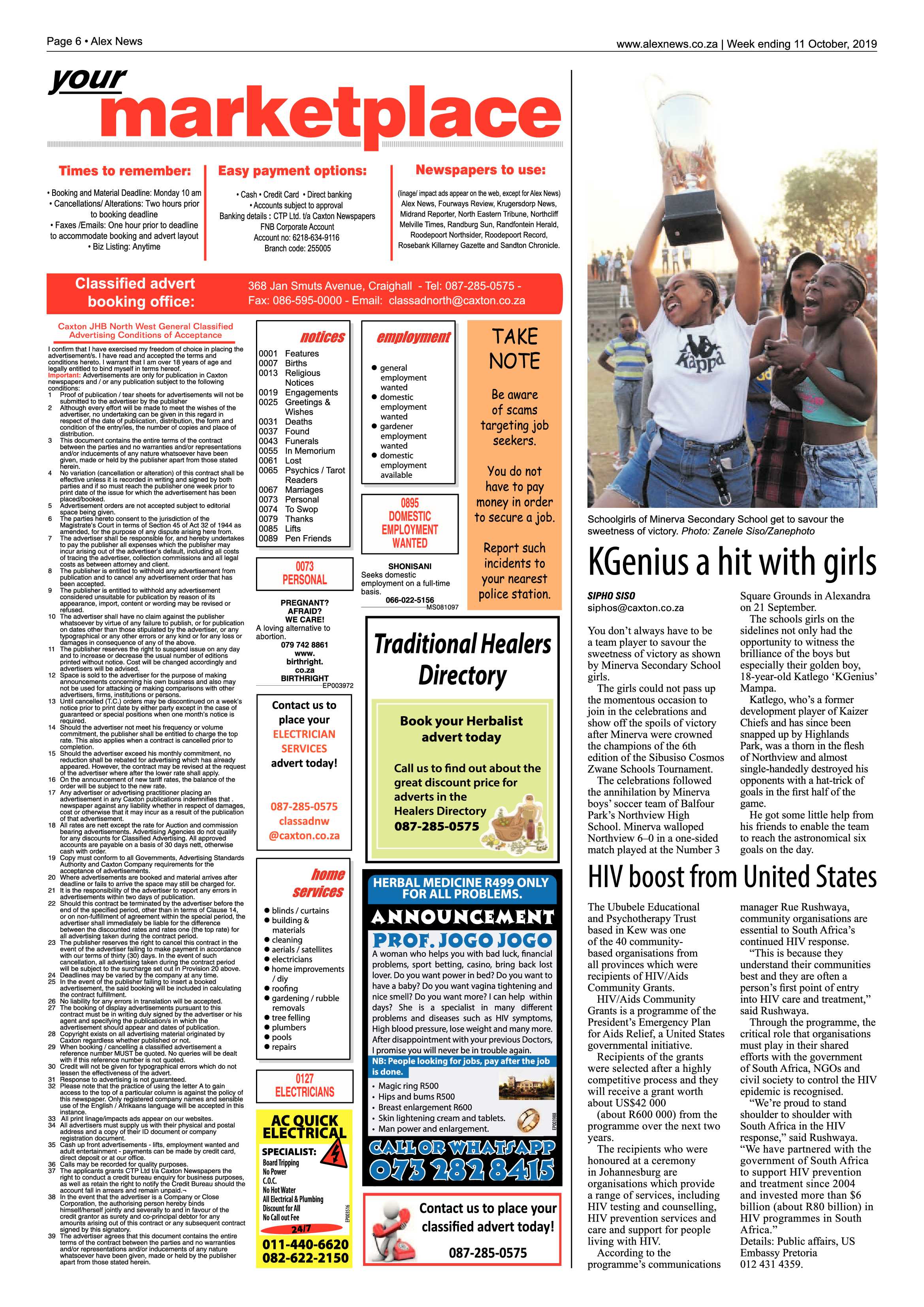 Alex News 11 October, 2019 page 6
