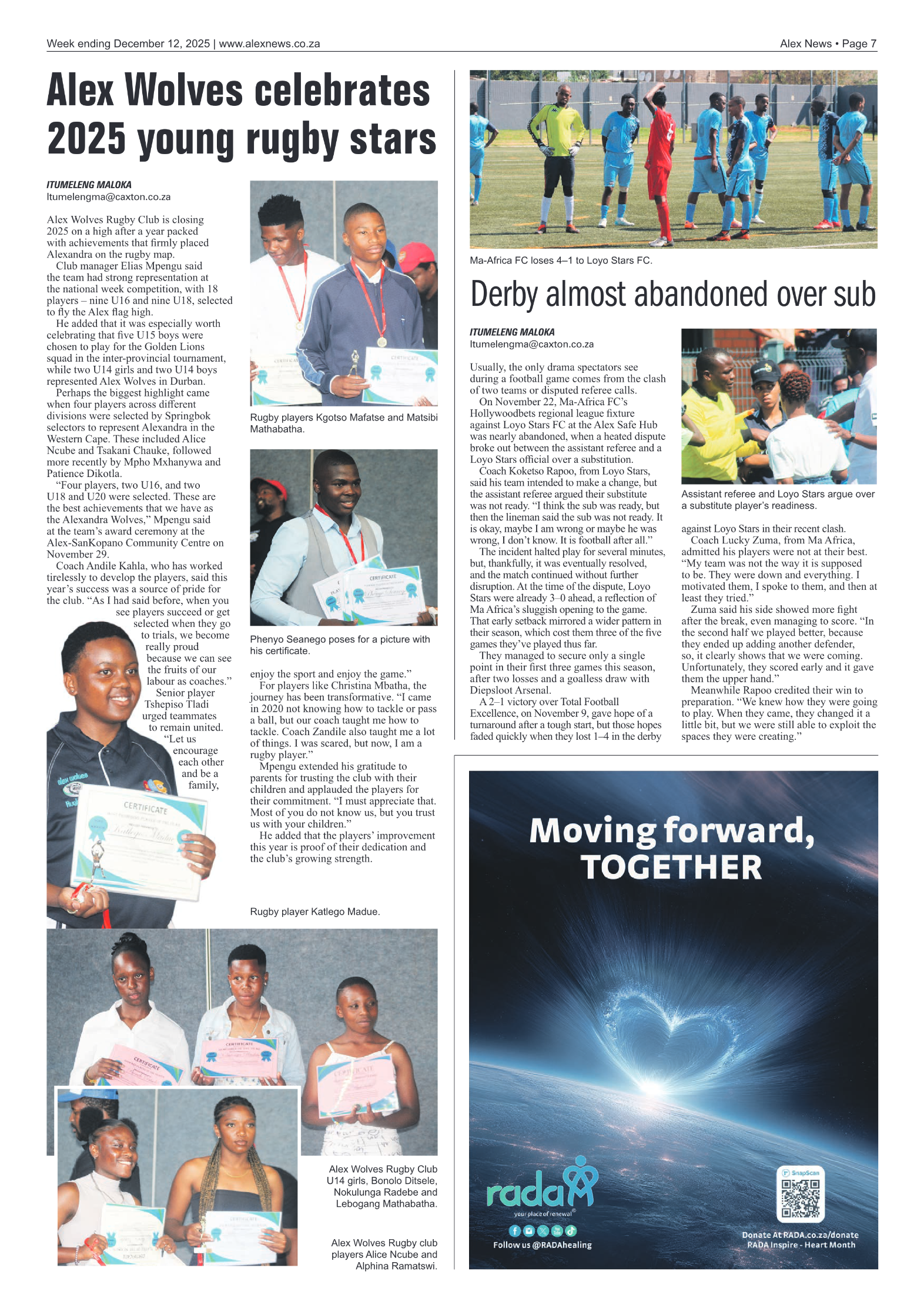 Alex News 12 December 2025 page 7