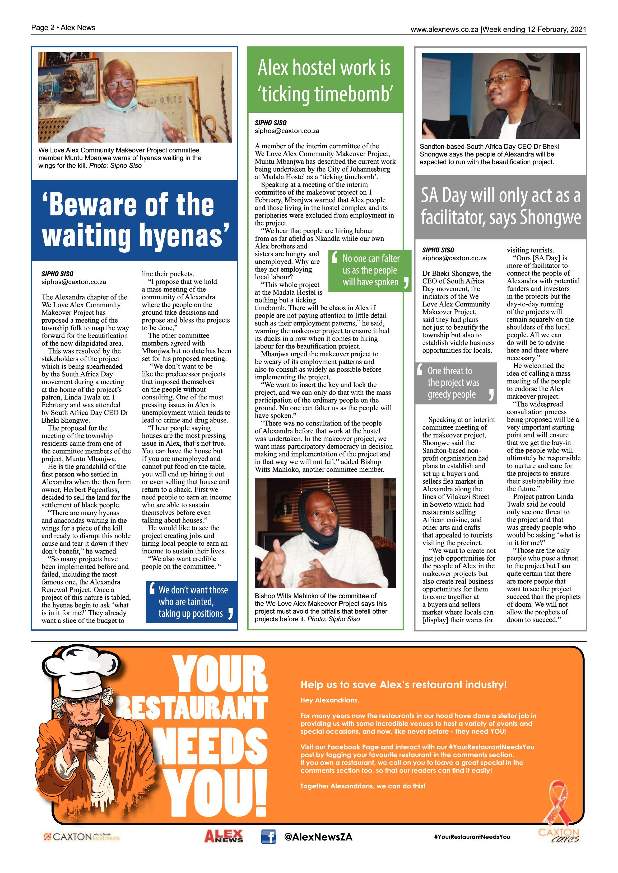 Alex News 12 February 2021 page 2