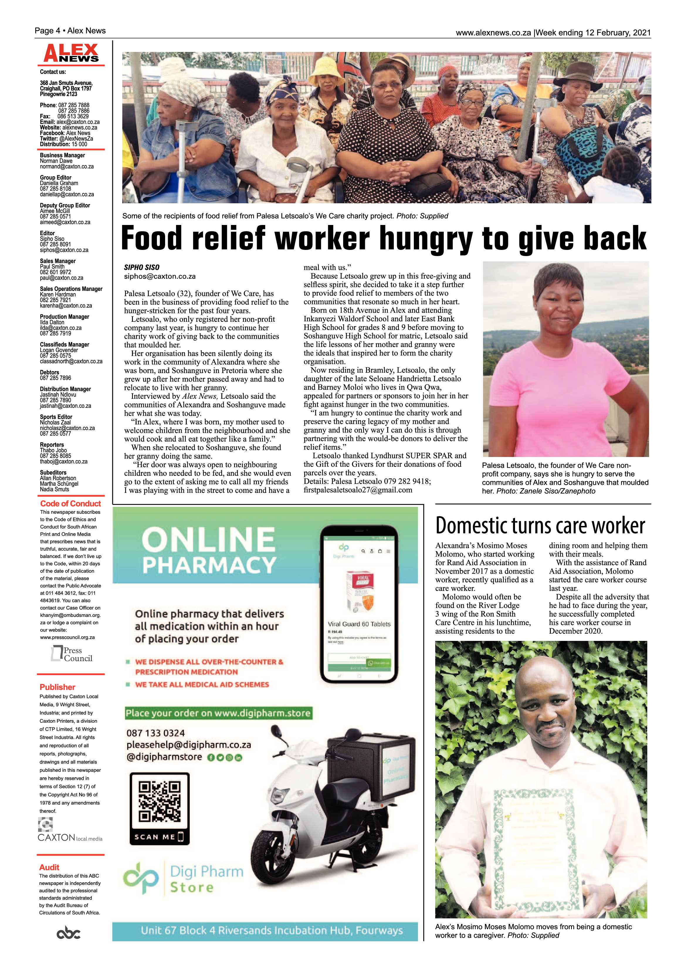 Alex News 12 February 2021 page 4