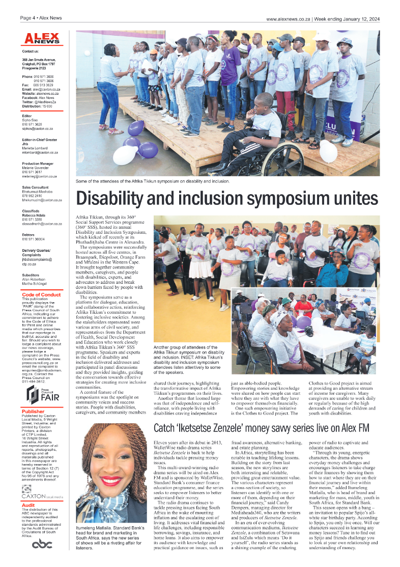 Alex News 12 January 2024 page 4