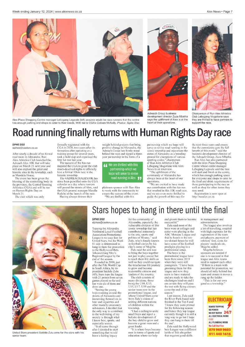 Alex News 12 January 2024 page 7