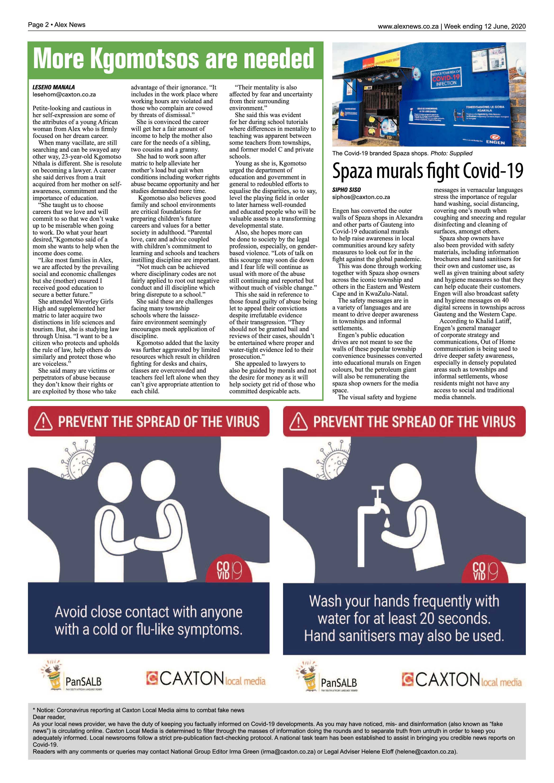 Alex News 12 June 2020 page 2