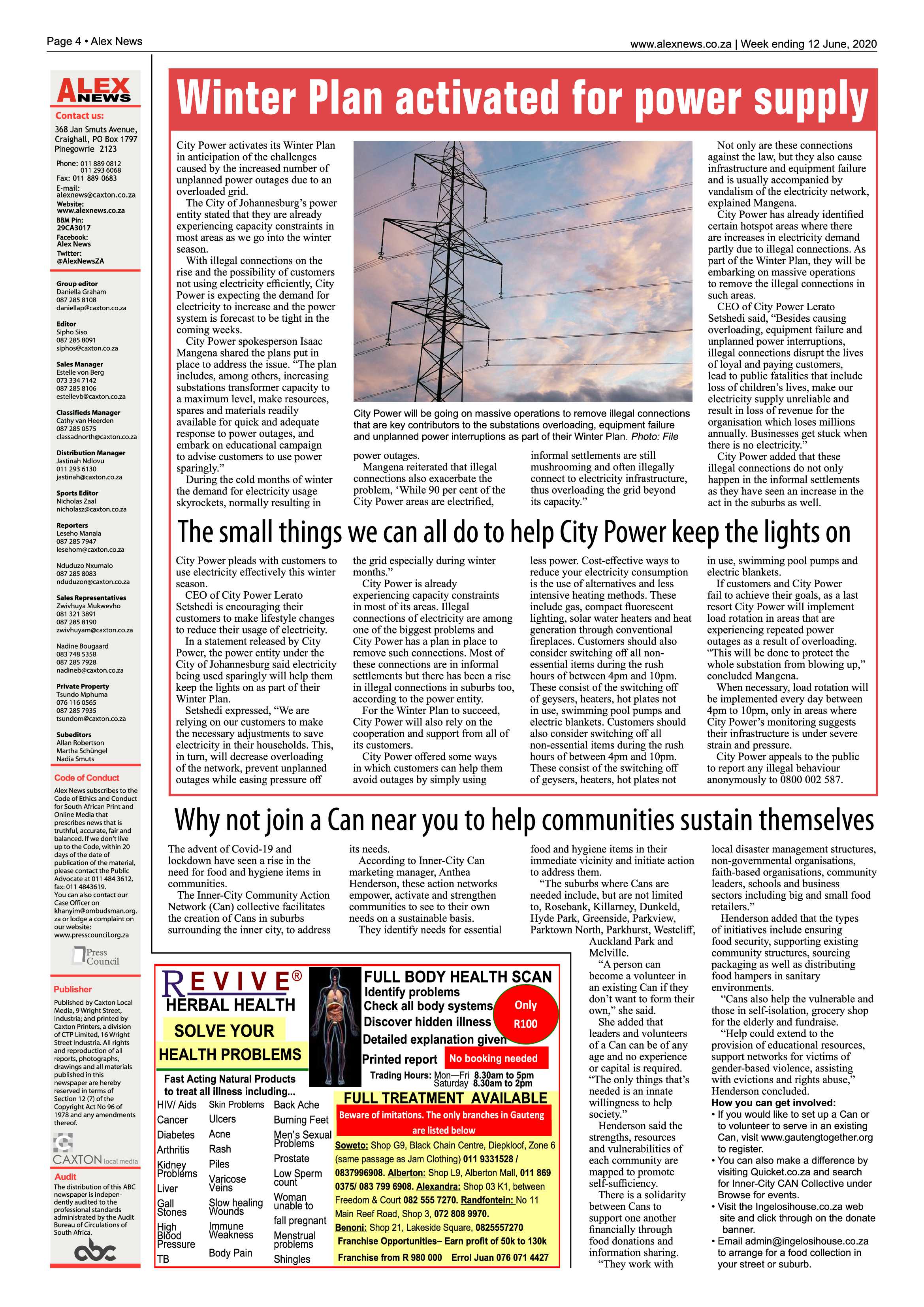 Alex News 12 June 2020 page 4