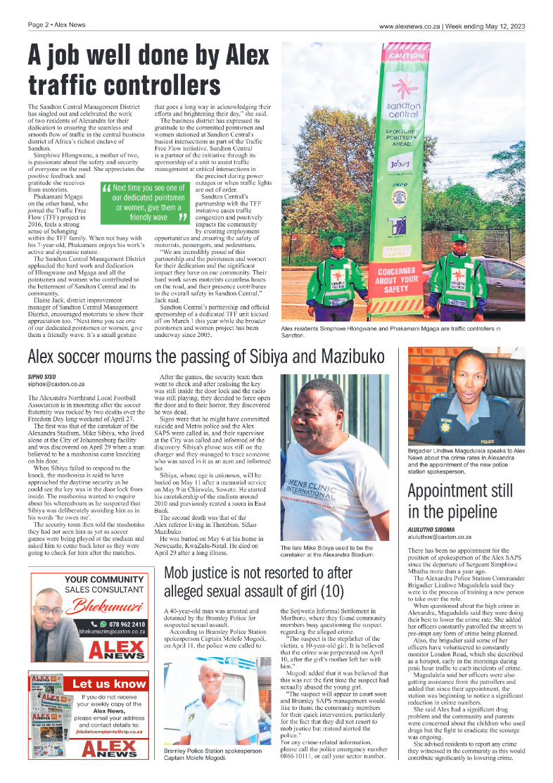 Alex News 12 May 2023 page 2