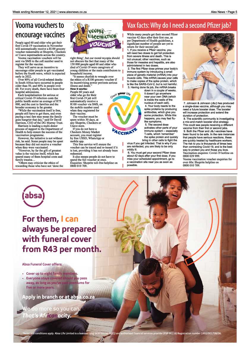 Alex News 12 November 2021 page 5