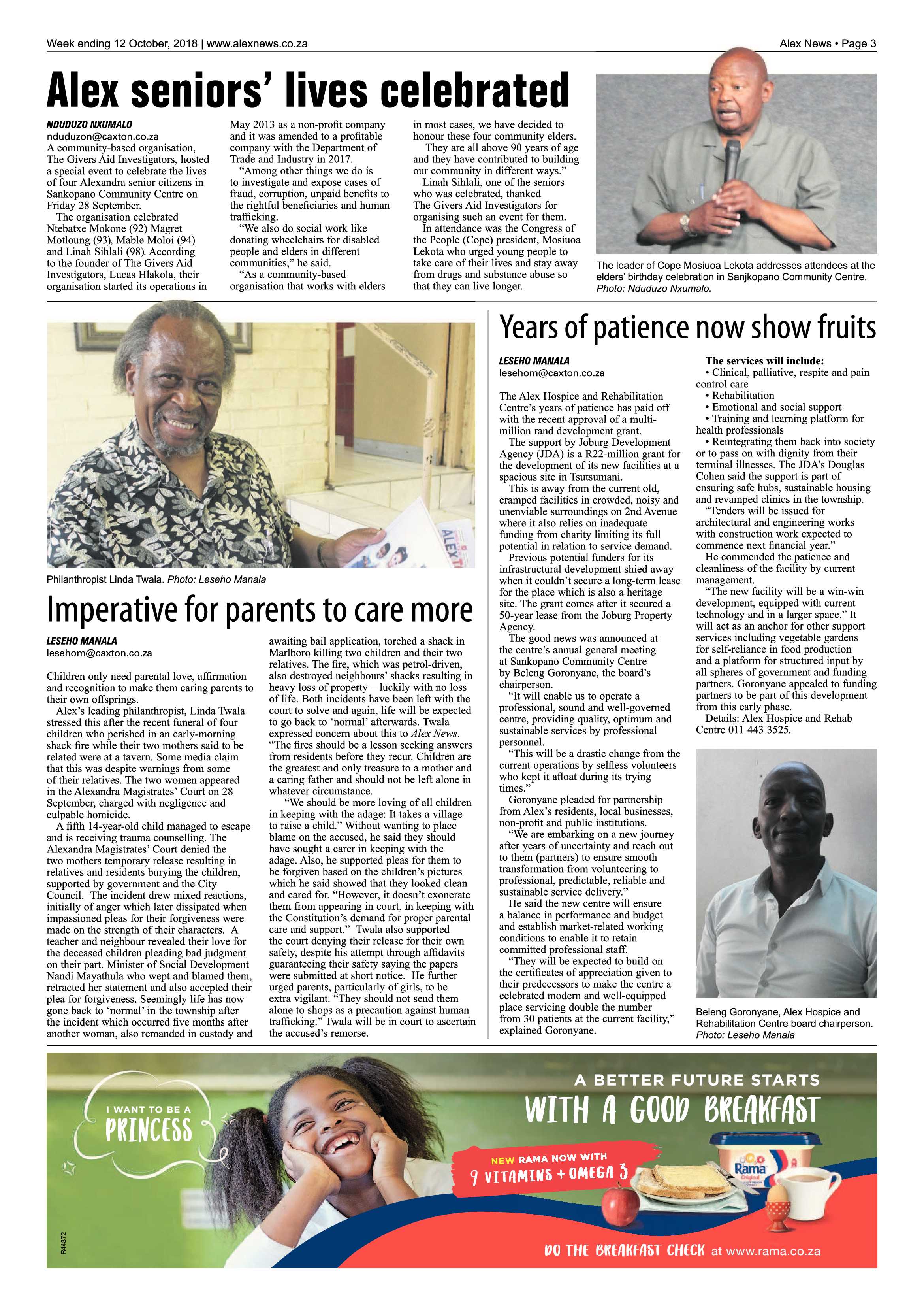Alex News 12 October, 2018 page 3