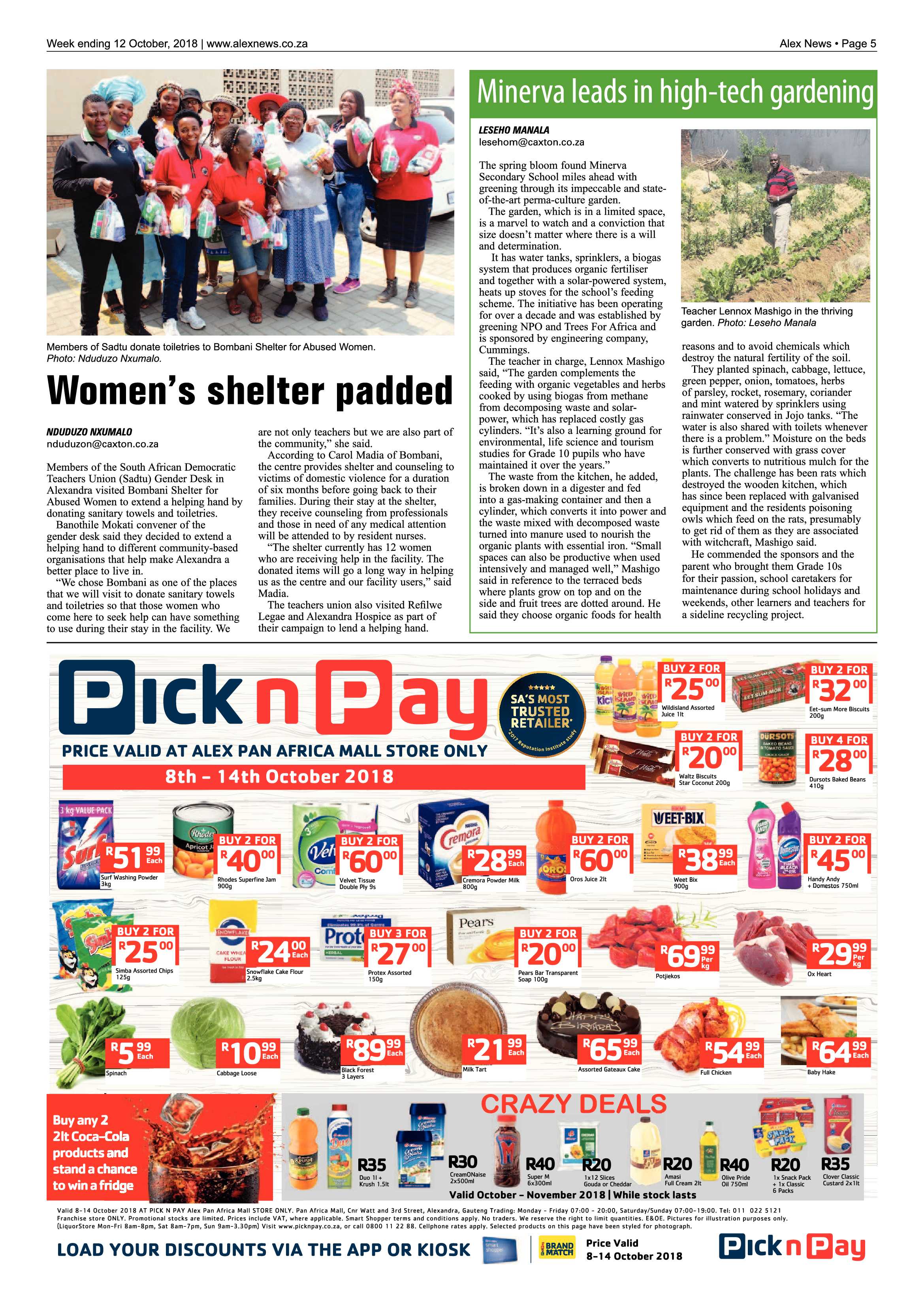 Alex News 12 October, 2018 page 5