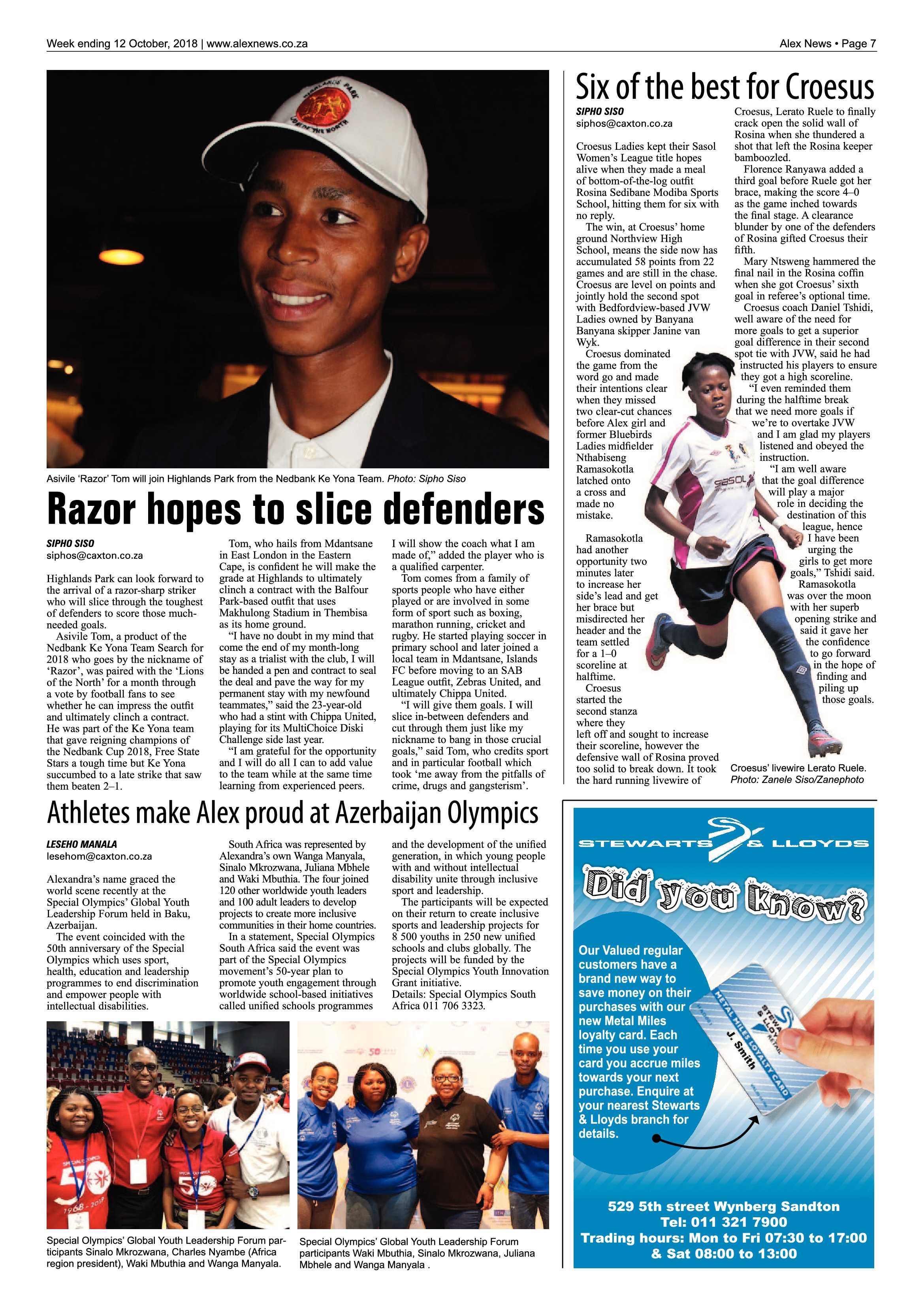 Alex News 12 October, 2018 page 7