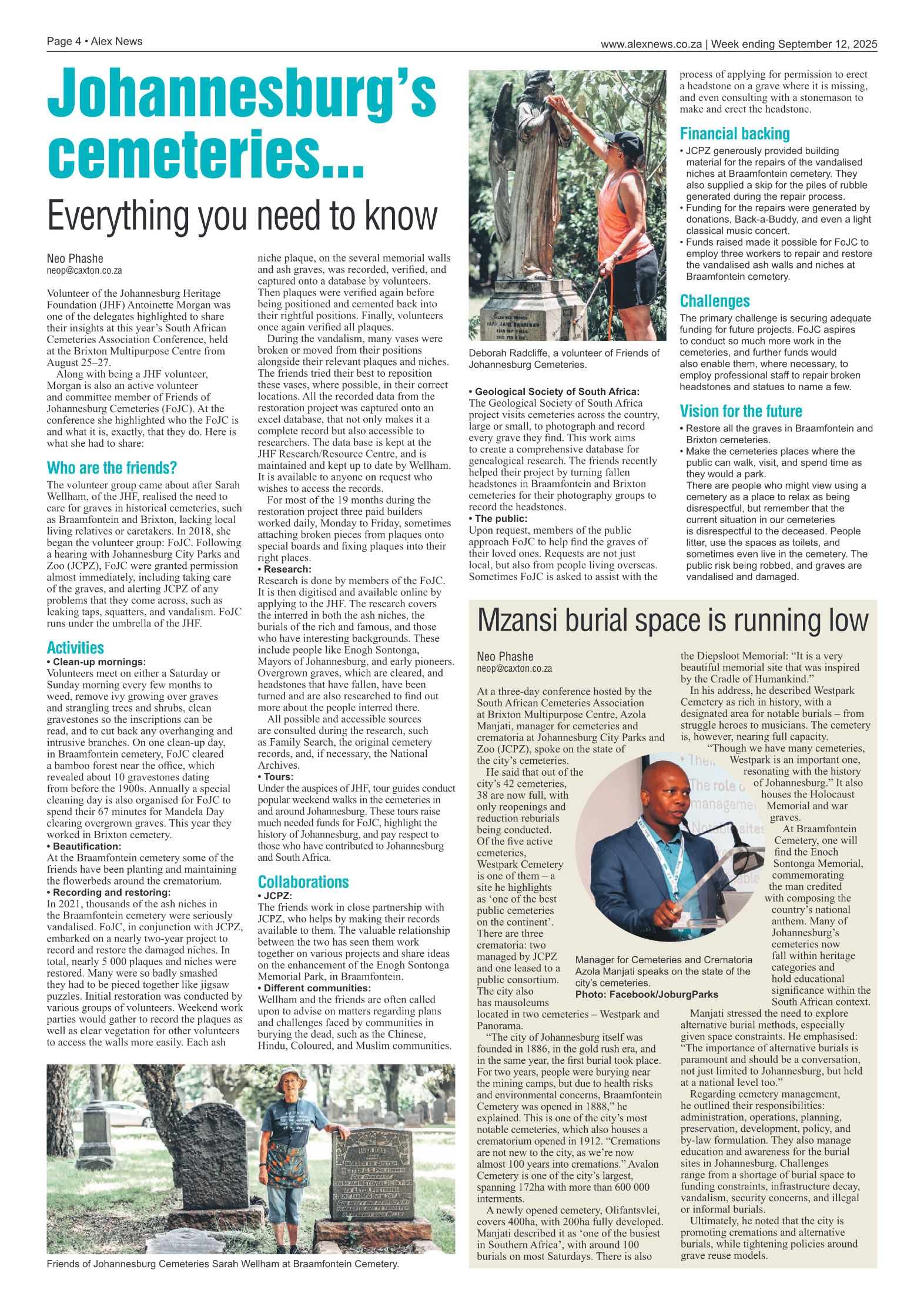 Alex News 12 September 2025 page 4