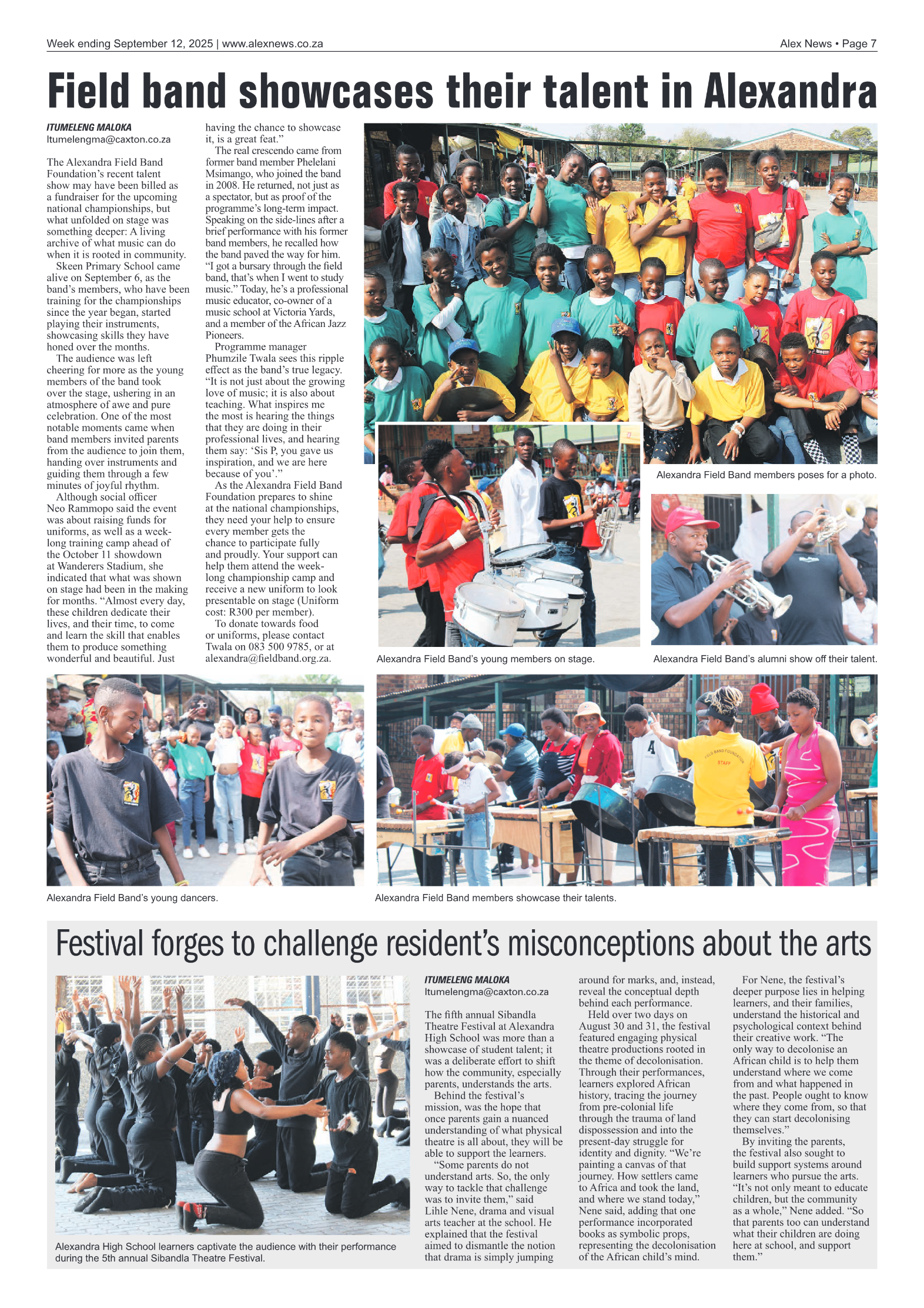 Alex News 12 September 2025 page 7