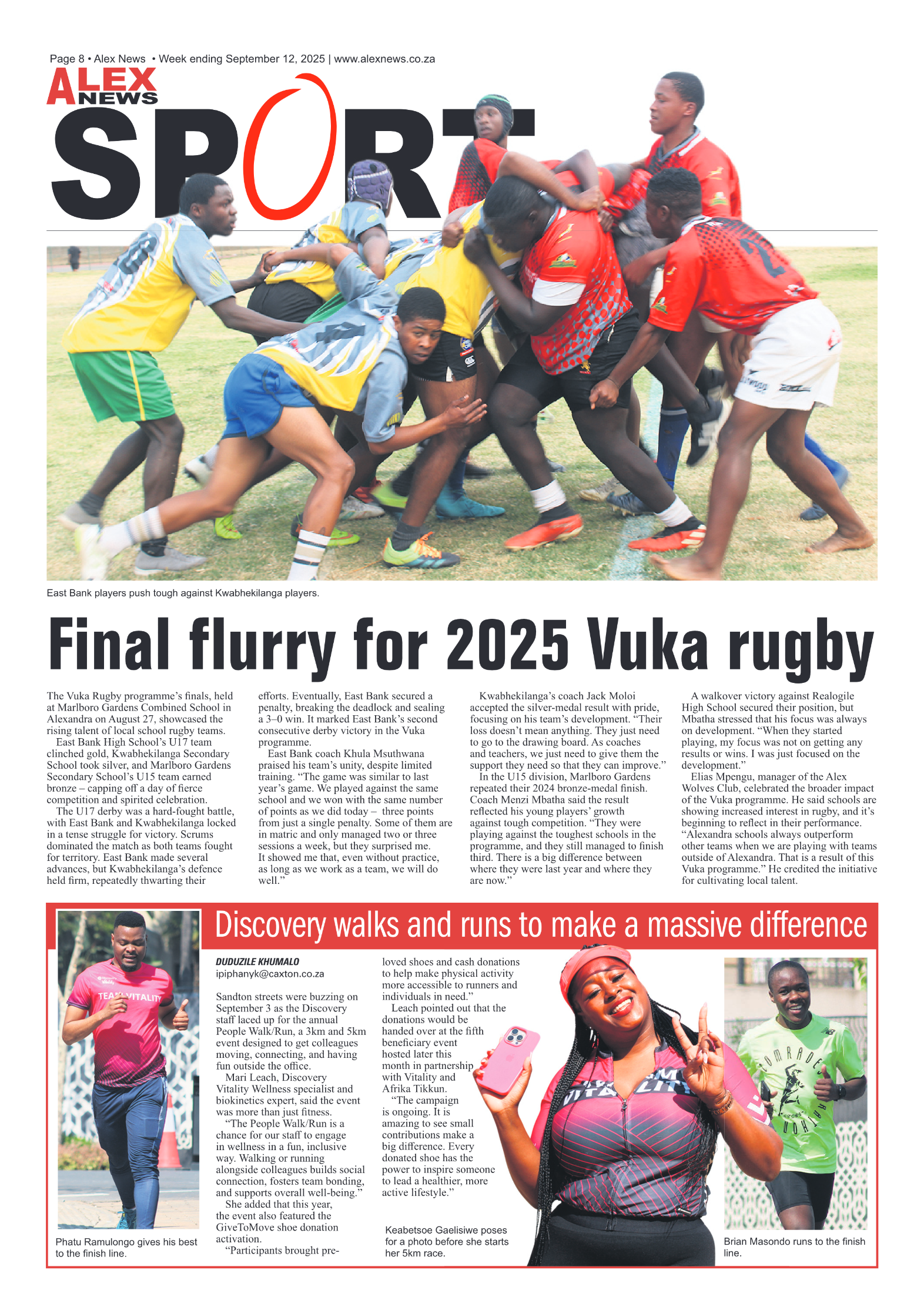 Alex News 12 September 2025 page 8